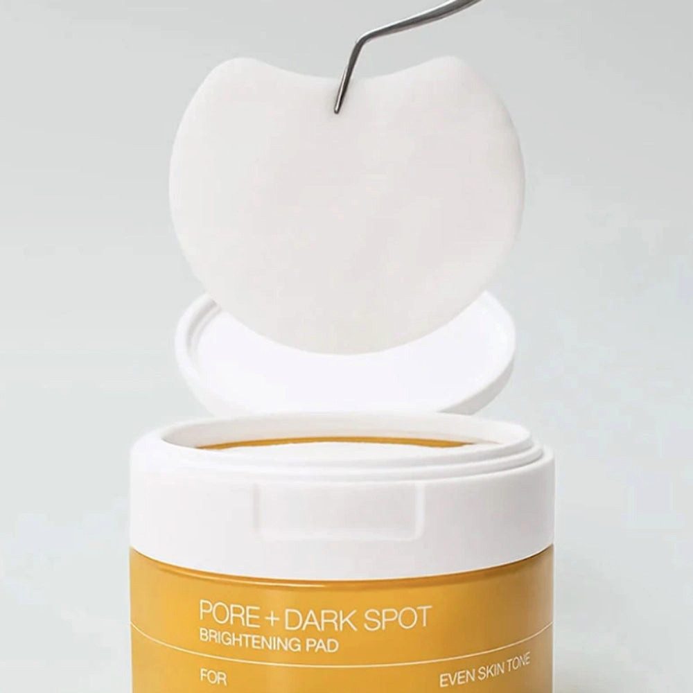 celimax Gesichts-Reinigungsmaske Celimax, Pore+Dark Spot Brightening Pad - 40 Pads, Aufhellende Tonerpads mit Niacinamid und Tranexamsäure