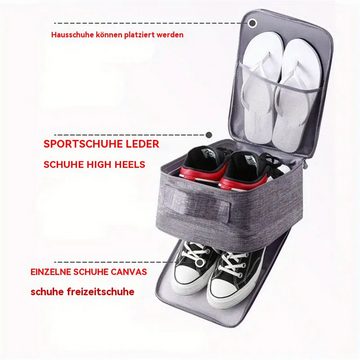 RefinedFlare Aufbewahrungsbox Tragbare Aufbewahrungstasche für Schuhe (Mehrzweck-Aufbewahrungstasche), Aufbewahrungstasche mit drei Schichten