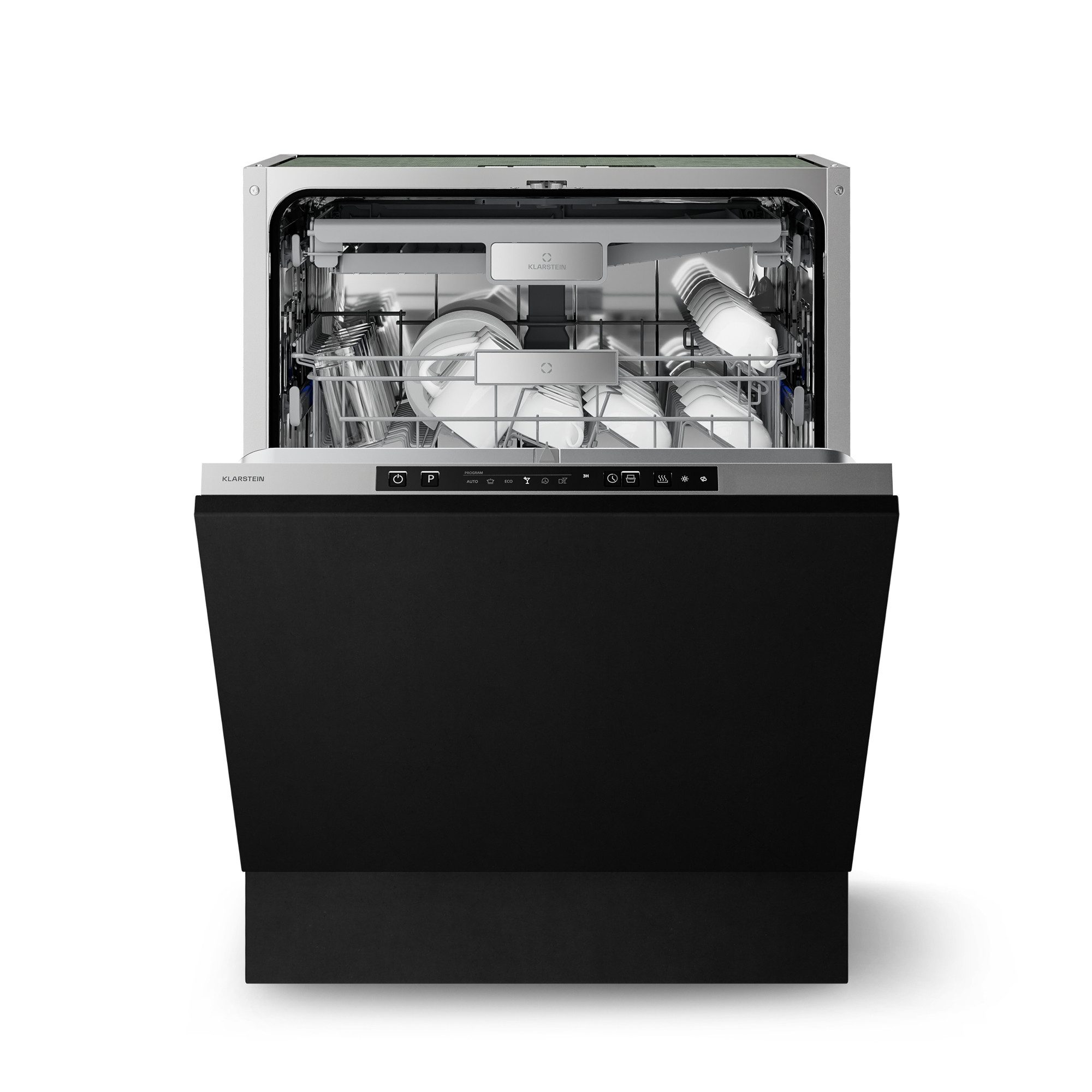 Klarstein Standgeschirrspüler DSM-KL-VL-DW-60cm-FI 10047464, 6 l, Spühlmaschine Einbau ECO AquaStop 6 Programme