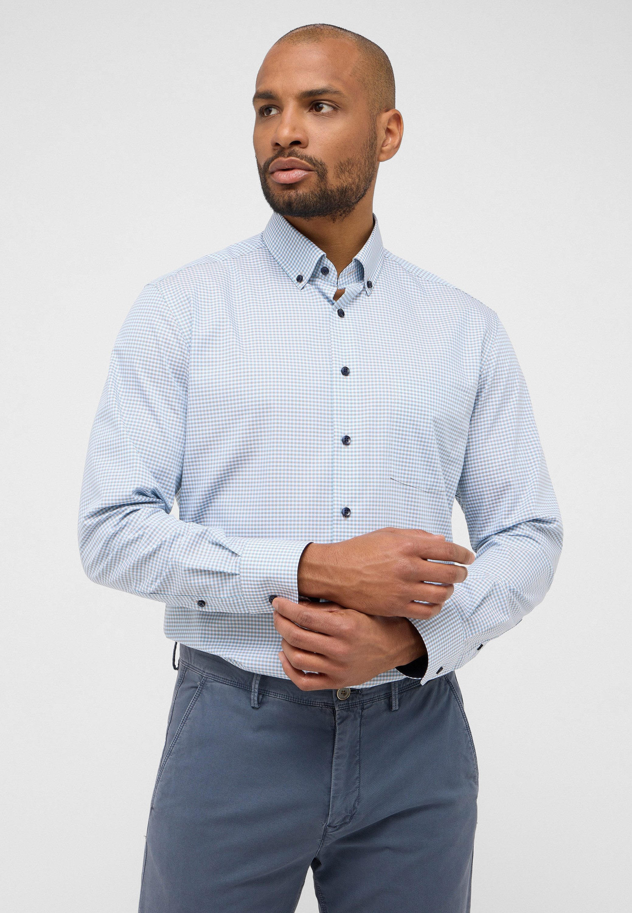 Eterna Langarmhemd MODERN FIT NON IRON günstig online kaufen