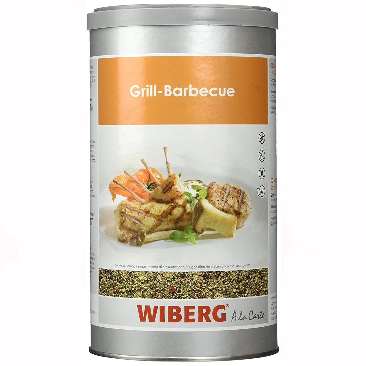 WIBERG Gewürz, Wiberg Grill Barbecue Gewürzsalz in der Aromabox feinste Gewürze 910g