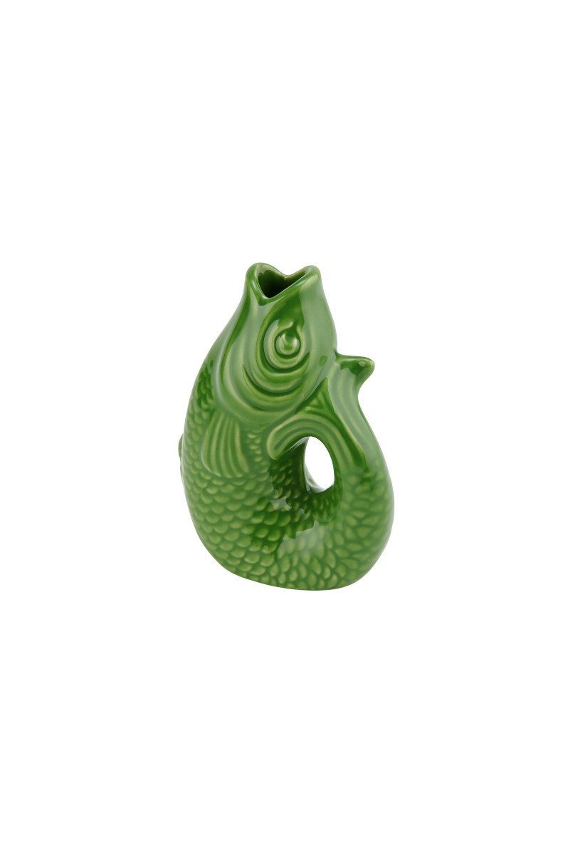 Dekovase Monsieur Carafon Vase / Karaffe Fisch XS green bay 0,2l