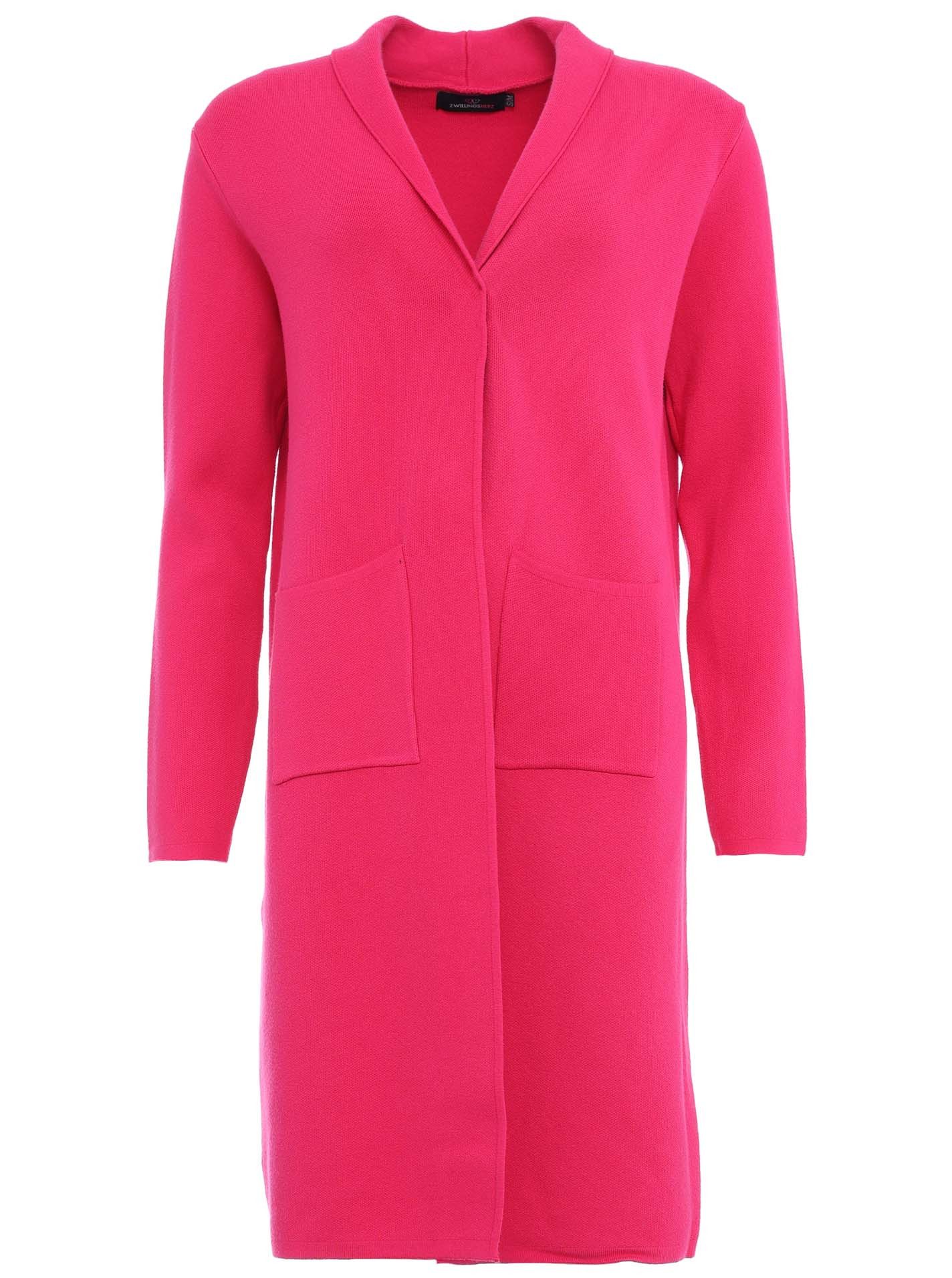 Zwillingsherz Cardigan Strickjacke mit Kragen "Jessi"