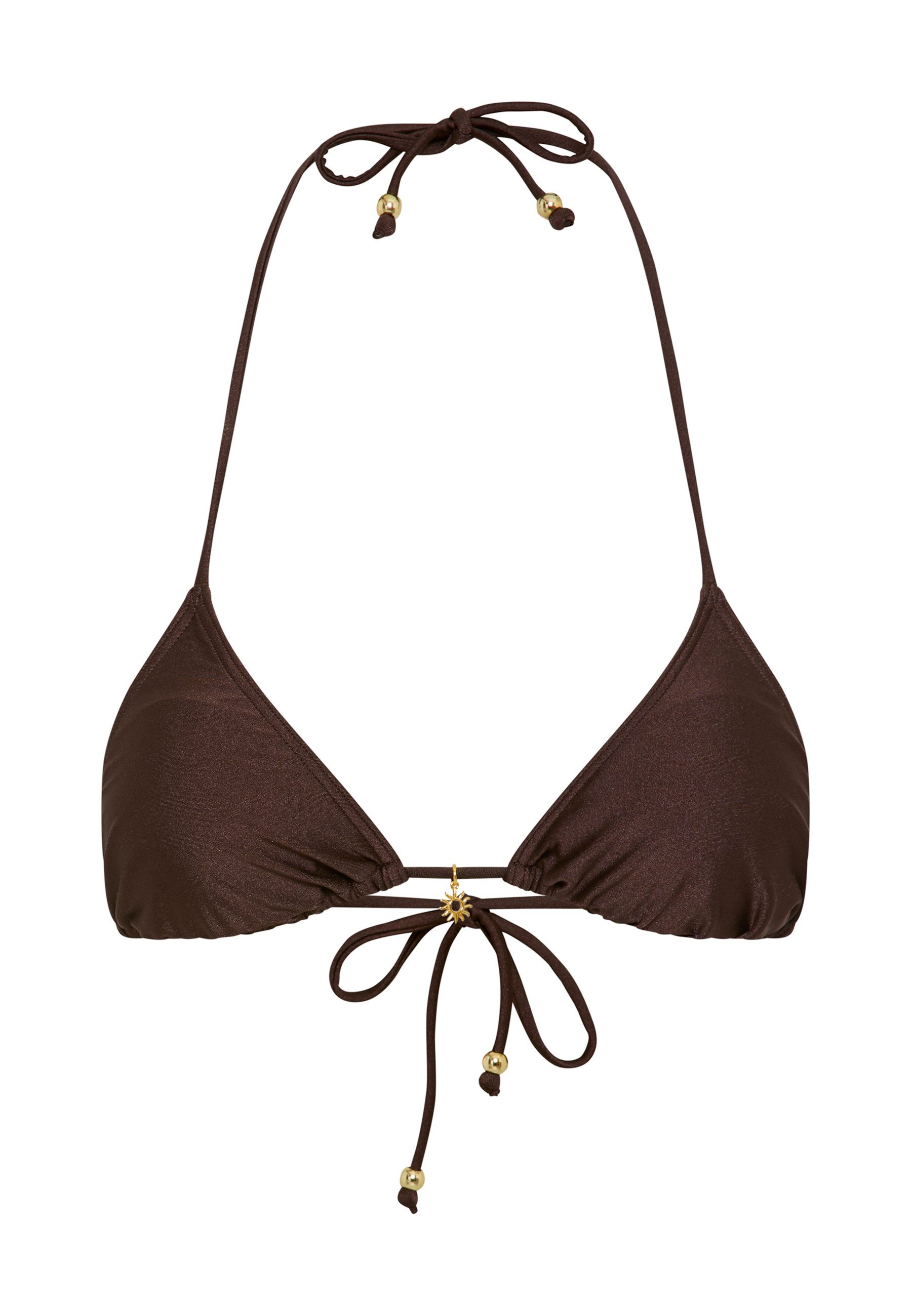 LSCN by LASCANA Triangel-Bikini-Top Sunny, in trendiger Glanzware