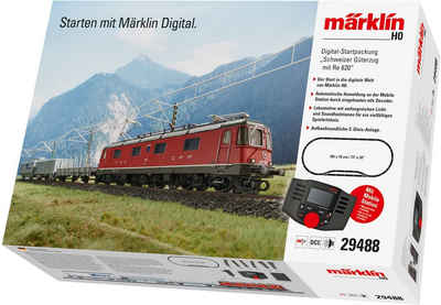 Märklin Modelleisenbahn-Set »Digital-Startpackung "Schweizer Güterzug mit Re 620" - 29488«, Spur H0, mit Licht- und Soundeffekten; Made in Europe