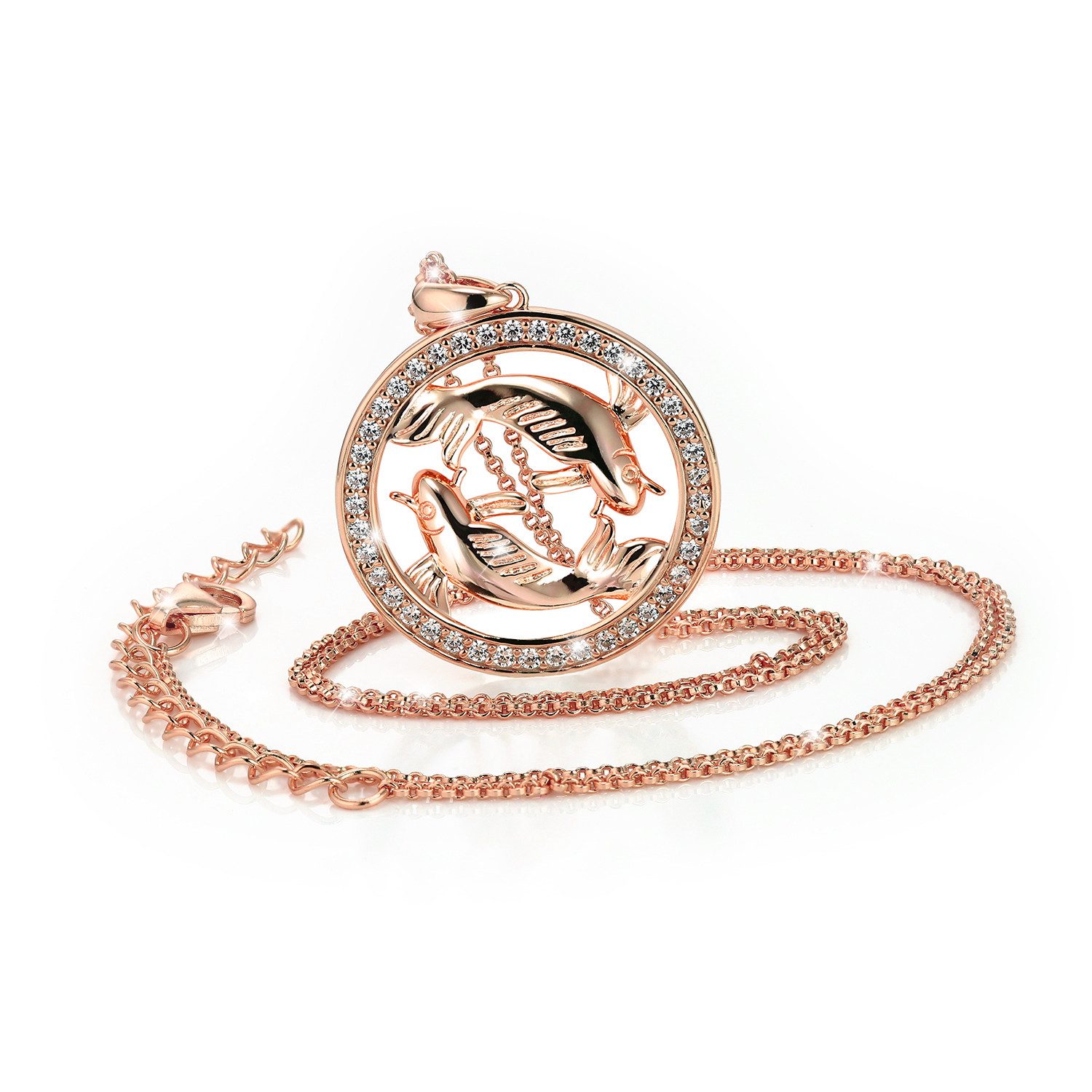 PAVELS Kette mit Anhänger Eclipse Fische, Damen Halskette für das Sternzeic günstig online kaufen