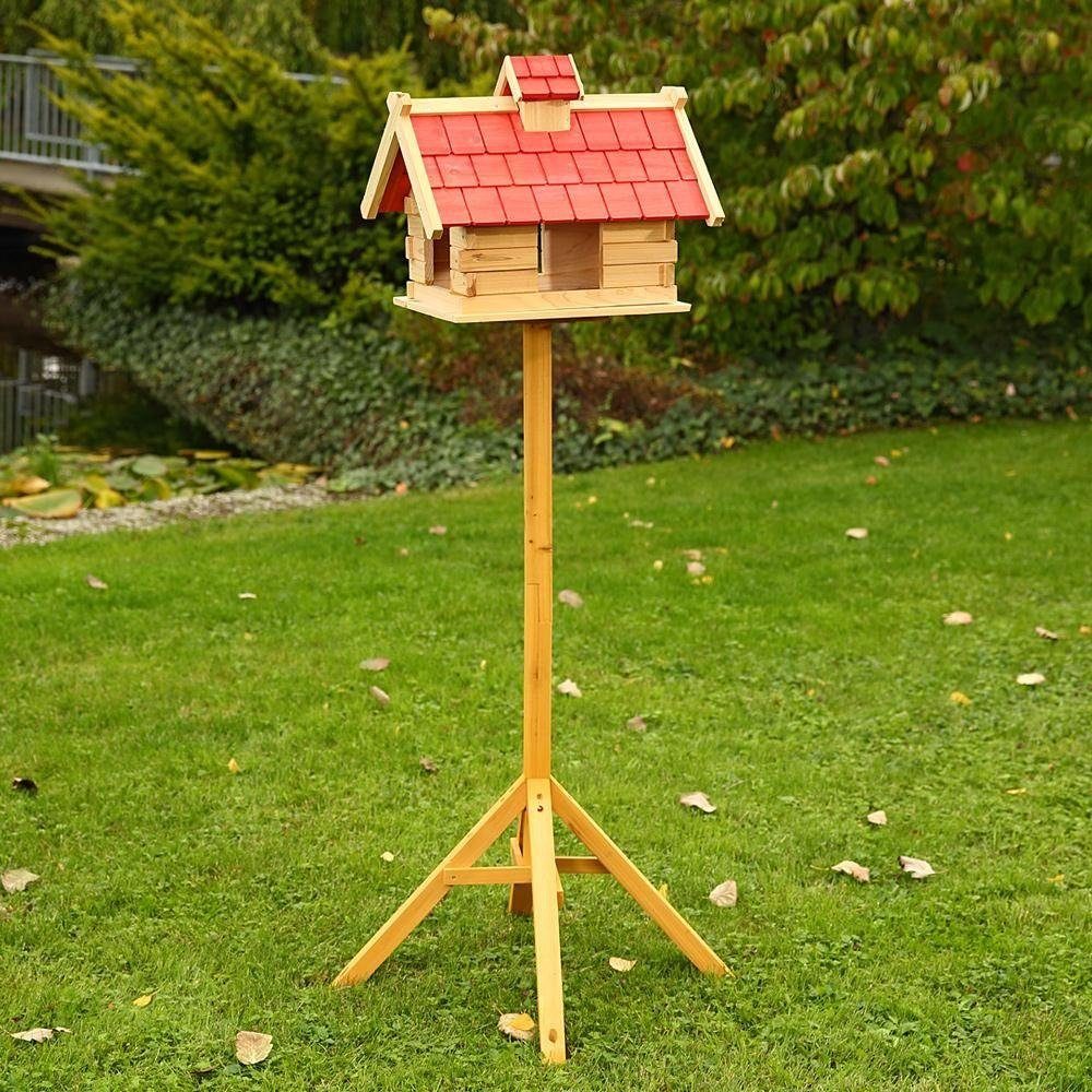 Melko Vogelhaus Vogelhaus Vogelfutterhaus Vogelvilla aus Holz Vogelhäuschen günstig online kaufen