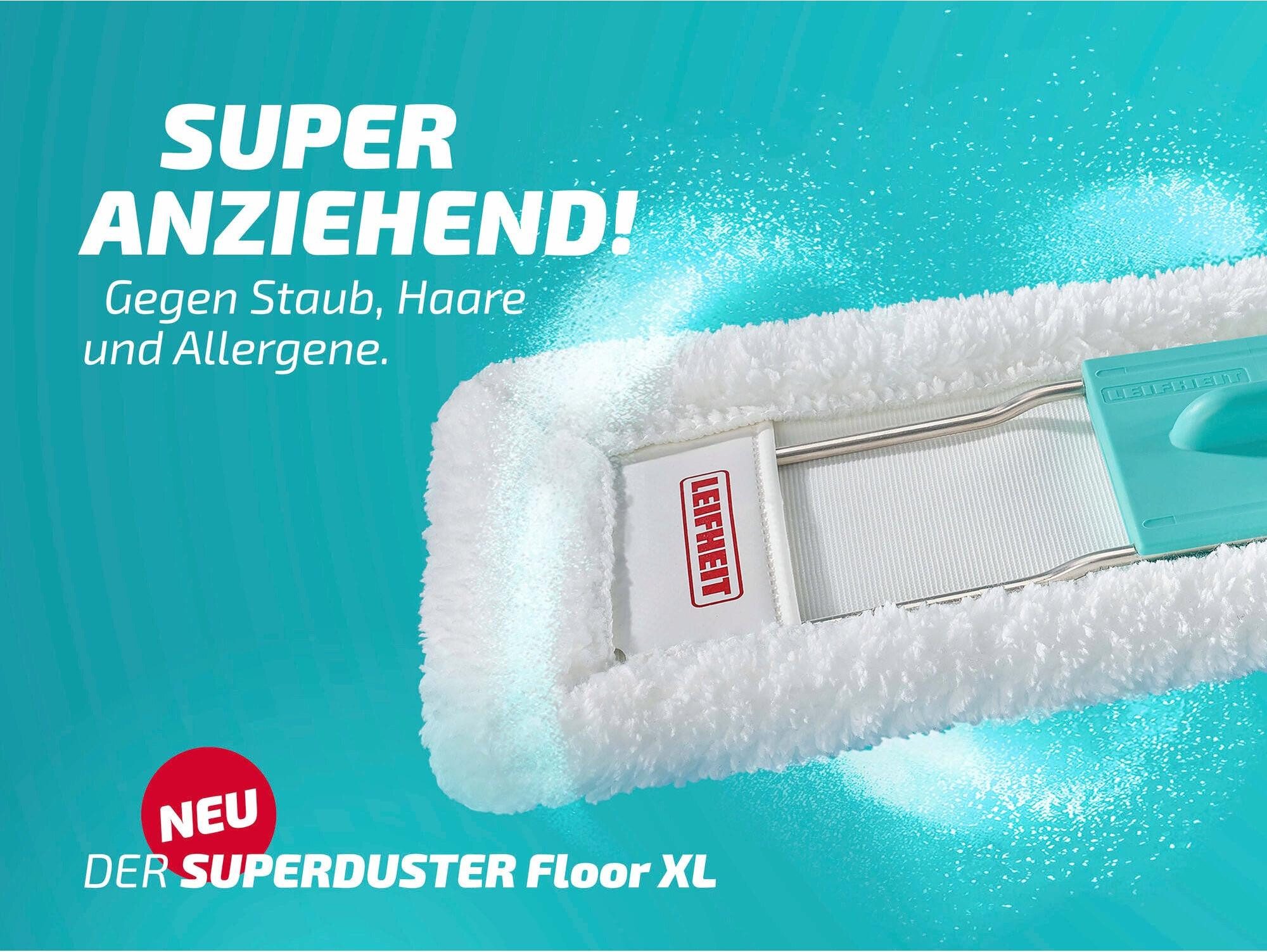 Leifheit Staubbezug für Bodenwischer XL 100 Prozent Mikrofaser Wischbezug (100 % Mikrofaser)