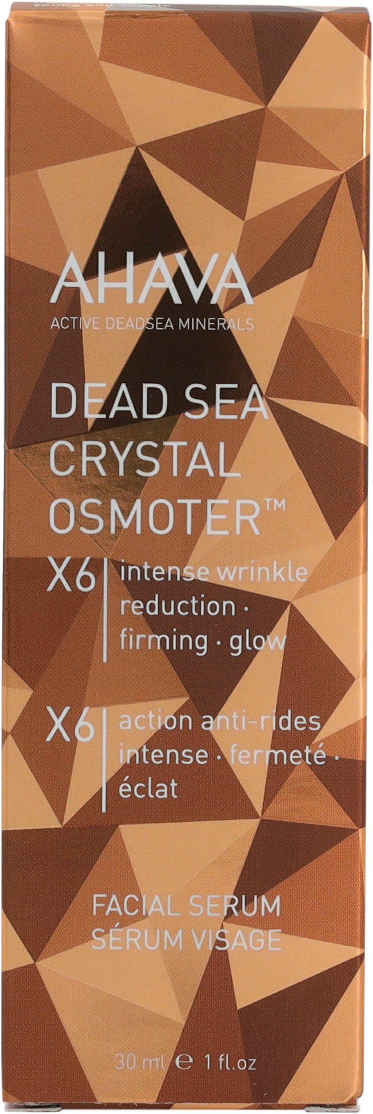 AHAVA Anti-Falten-Serum DSOC Dead Sea Crystal Osmoter X6, Anti-Aging-Pflege mit Extrakten aus dem Toten Meer, reduziert Falten.
