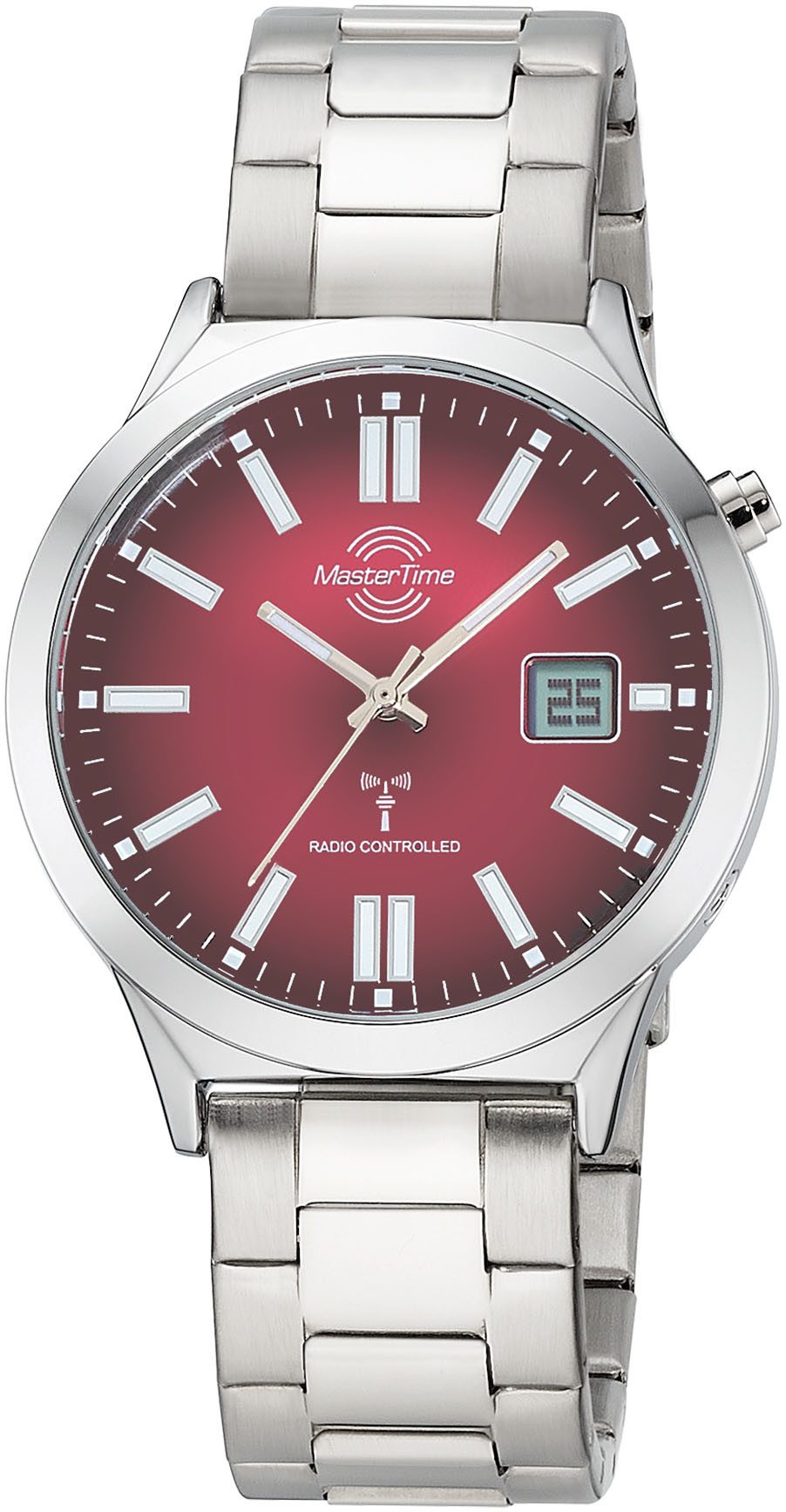 MASTER TIME Funkuhr MTGA-109045-81M, Quarzuhr, Armbanduhr, Herrenuhr, Edels günstig online kaufen
