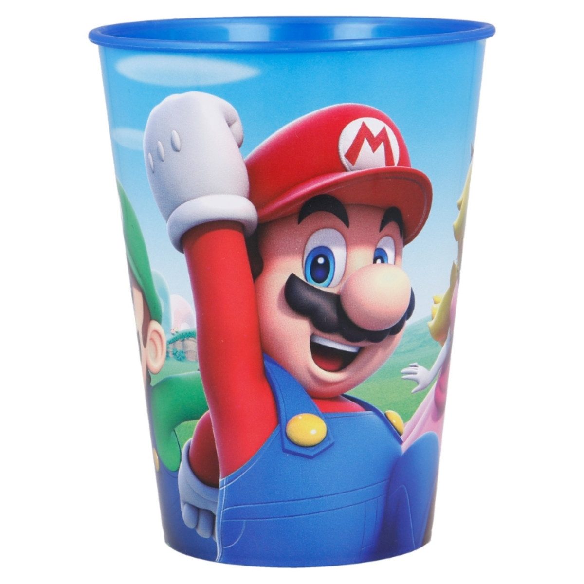 Storline Kinderbecher Super Mario 260 ml Trinkbecher für Kita & Frühstück, Plastik