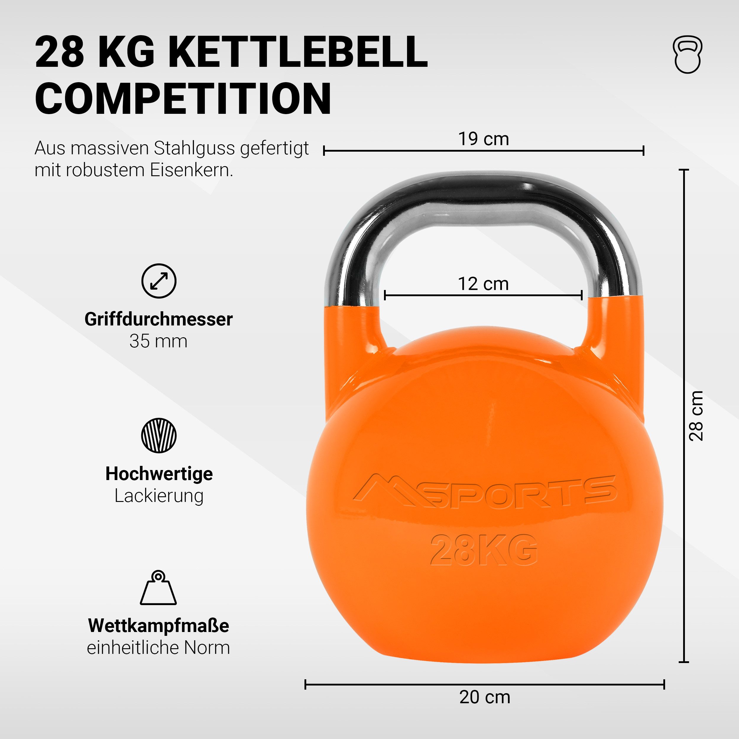 MSports® Kettlebell Kettlebell Competition 4 - 32 kg