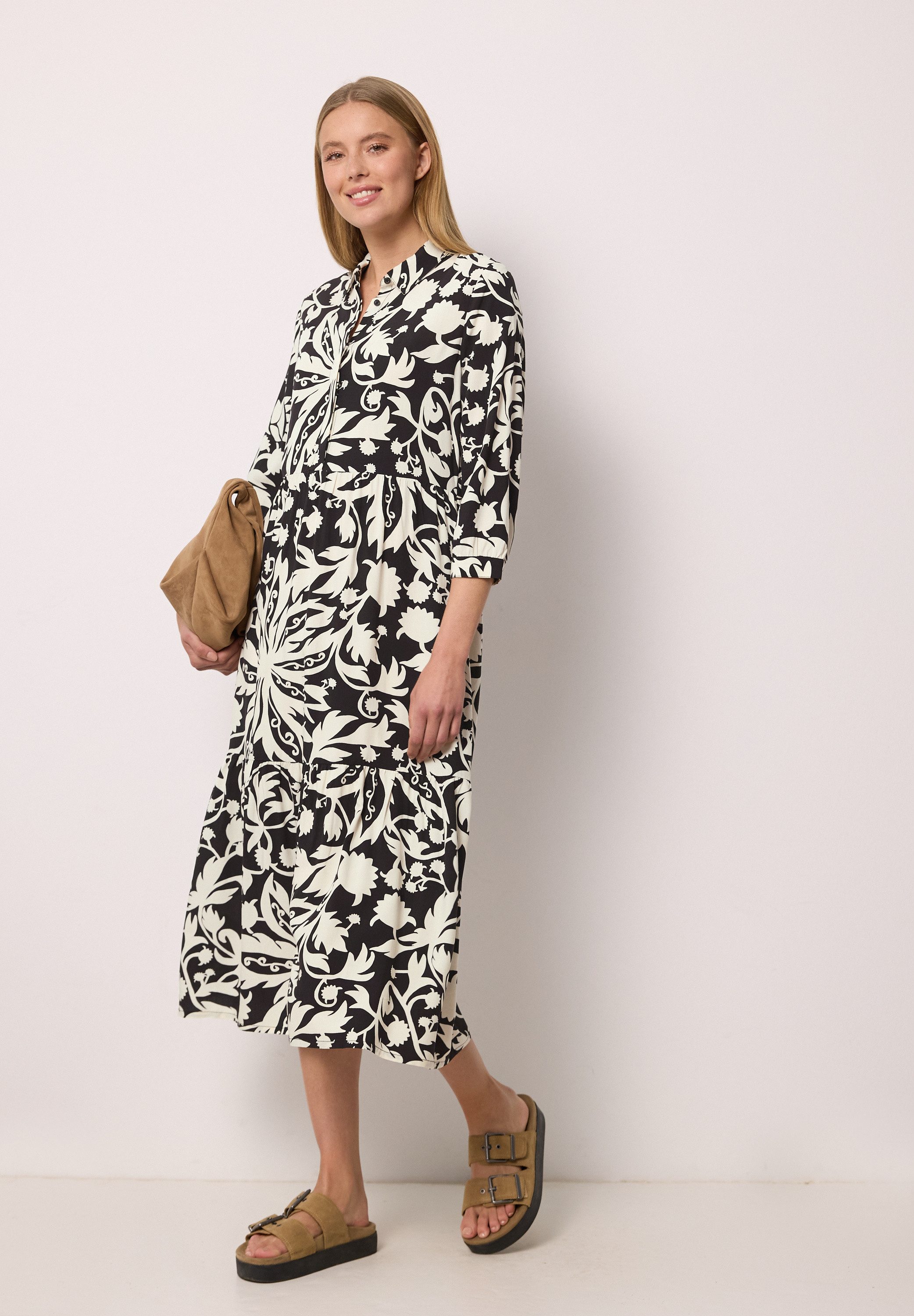 STREET ONE STUDIO Jerseykleid mit Volant