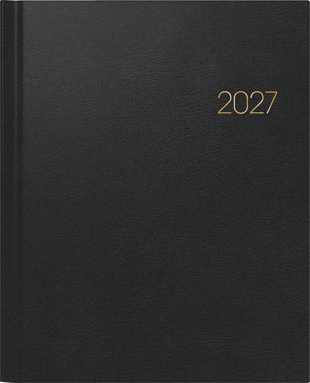 BRUNNEN Buchkalender BRUNNEN Buchkalender Manager Wt 7 2027 Kunststoff, schwarz