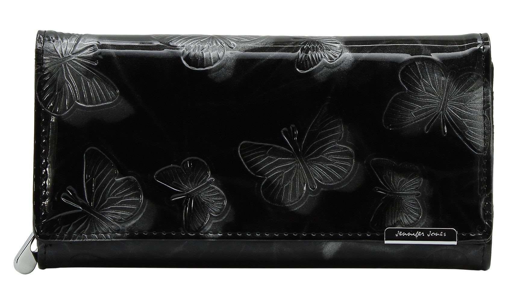 J JONES JENNIFER JONES Geldbörse Damen Groß Modisch Lack-Leder mit Schmette günstig online kaufen