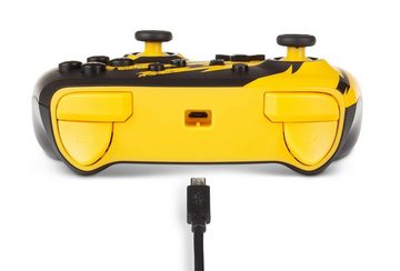 PowerA Pokémon Verbesserter kabelgebundener Controller für Nintendo Switch Controller (Pikachu Lightning)