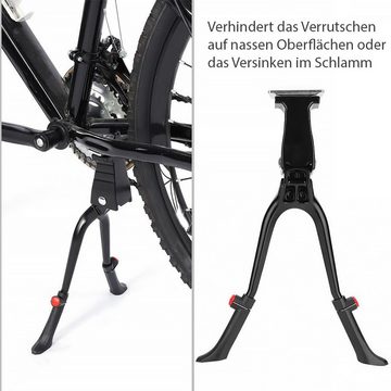 MidGard Fahrradständer Fahrrad Unterbauständer Zweibeinständer Ständer Aluminium 26-29 Zoll