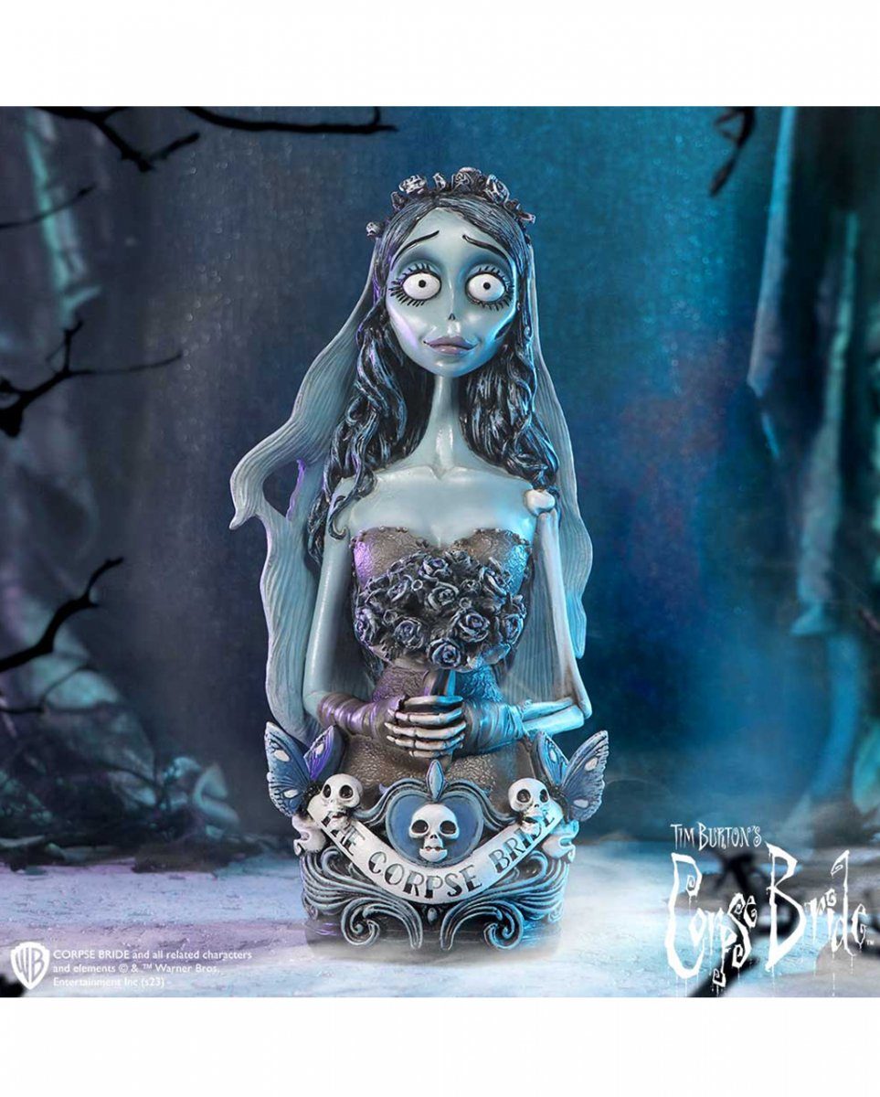 Horror-Shop Dekofigur als Büste NB Lizenzierte Corpse 29.3cm Bride Emily