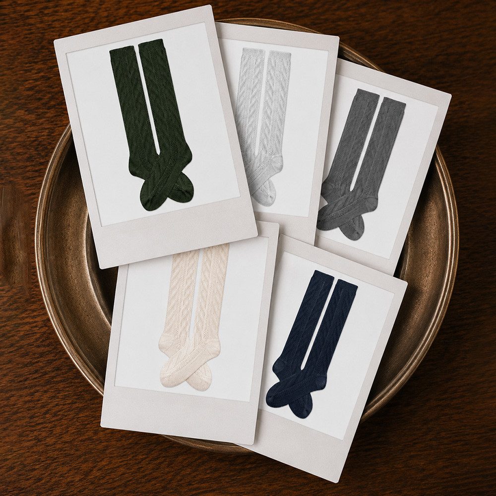 HerzSticht Trachtensocken Herren Lange Trachtensocken (Modell: Bergdistel) (1-Paar)