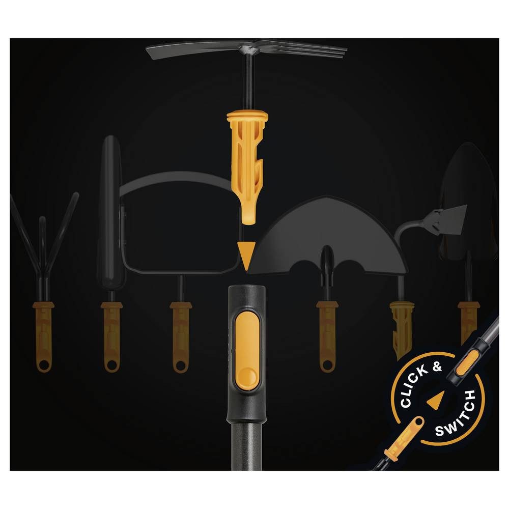 Fiskars Doppelhacke Gartenhacke 1080695 50 mm QuikFit™