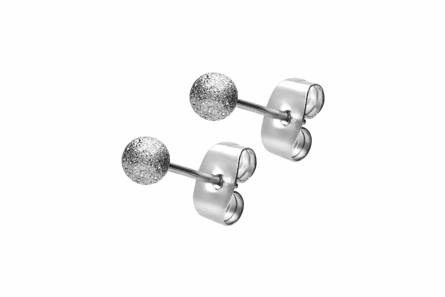 Paar Ohrstecker Chirurgenstahl Ohrstecker DIAMANTOPTIK