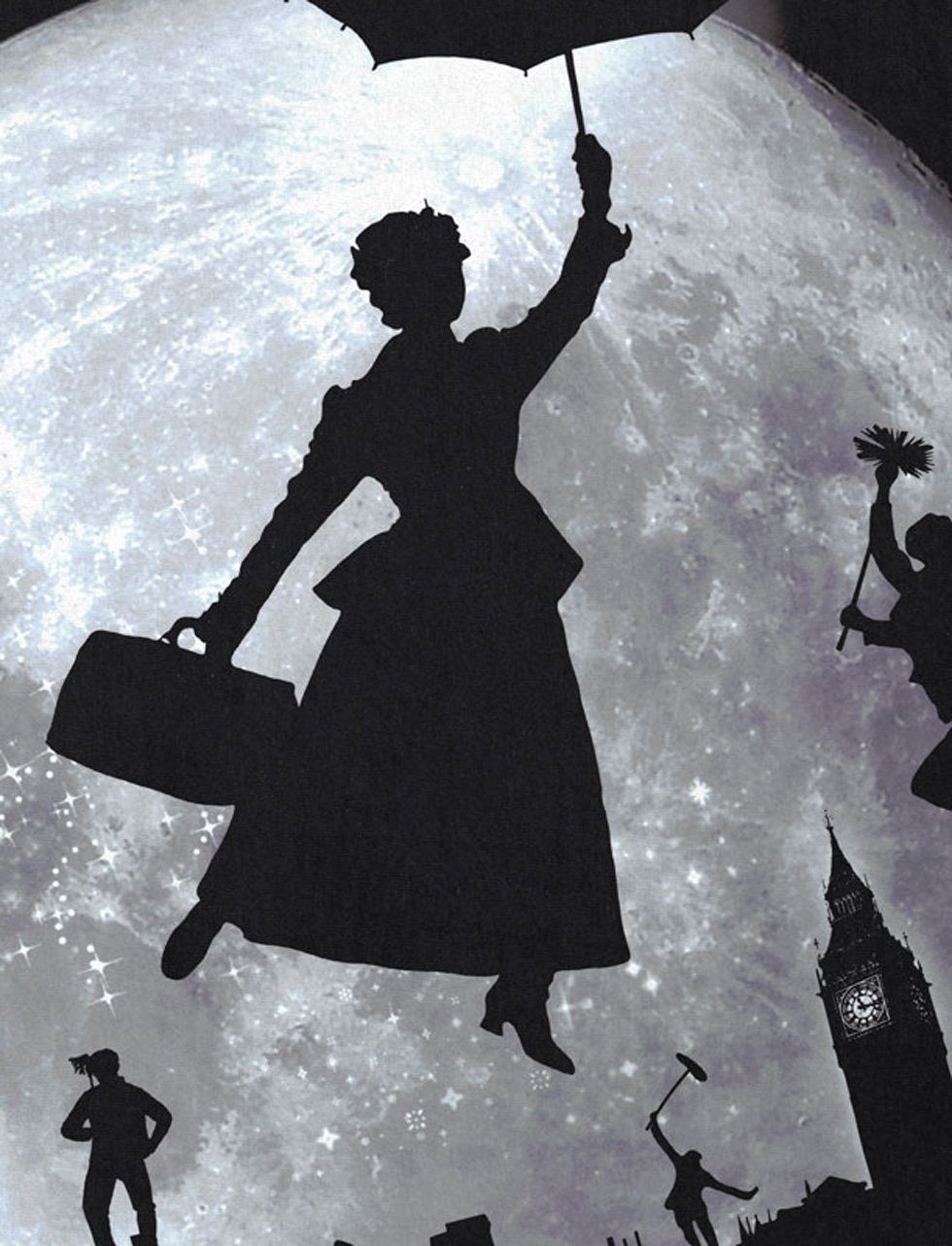 style3 T-Shirt Vollmond über London mary günstig online kaufen