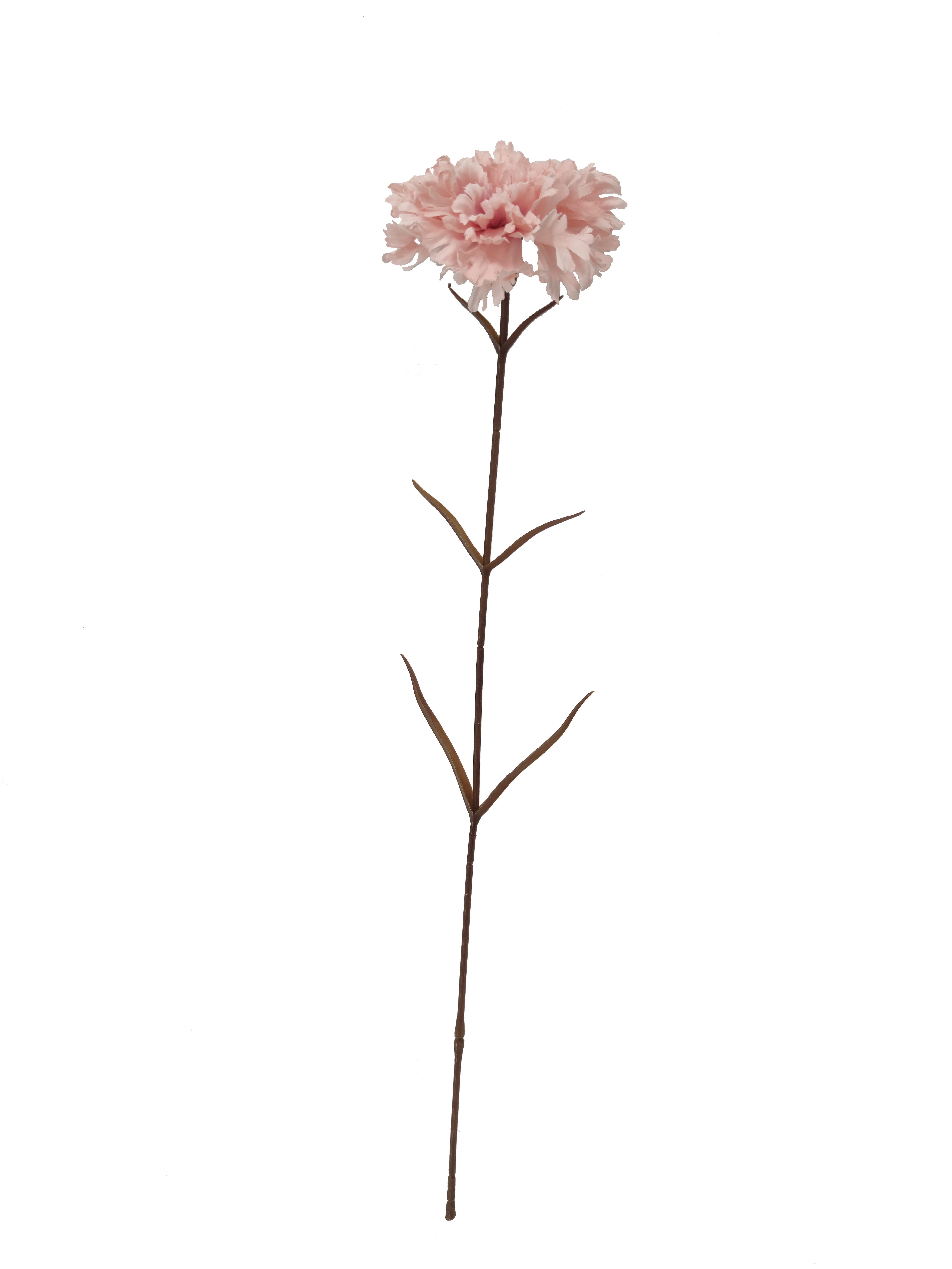 Kunstblume Kunststielblume Nelke Seidenblumenblüte imitiert – Höhe 60 cm, 2474U, Höhe 60 cm