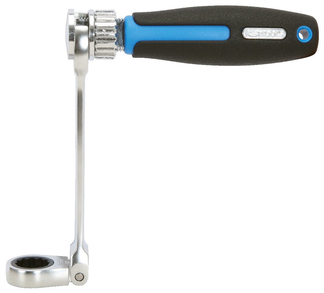 KS Tools Ratschenringschlüssel, Handgriff für flexible Ratschenringmaulschüssel