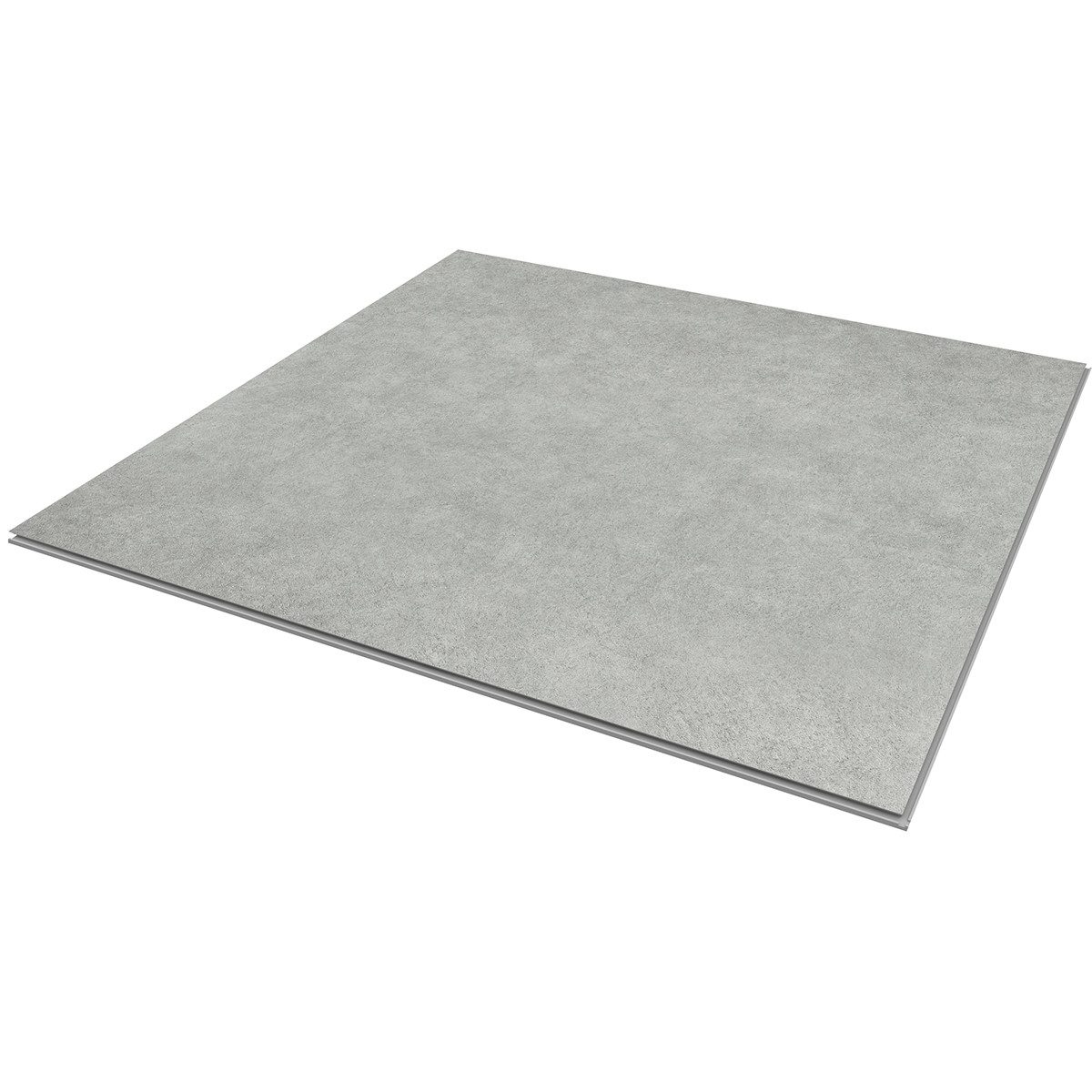 VILO Wandpaneel Fliesen SPC-Vinyl Bodenbelag 60x60cm 4 Stück 1,44qm concrete light, BxL: 60,0x60,0 cm, 0,36 qm, (Karton mit 4 Platten, 1,44 qm) einfache Montage, Betonoptik, geringes Gewicht