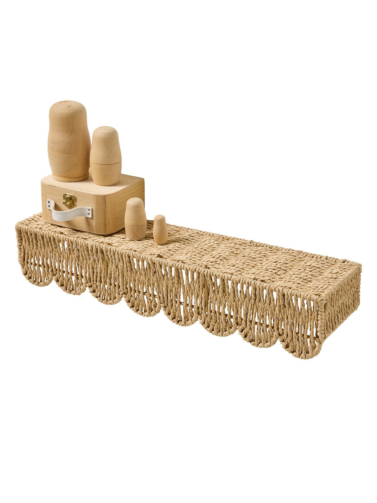 vertbaudet Wandregal Wandregal aus Papierkordel FESTON, Kinderzimmer – Bild 3 von 4