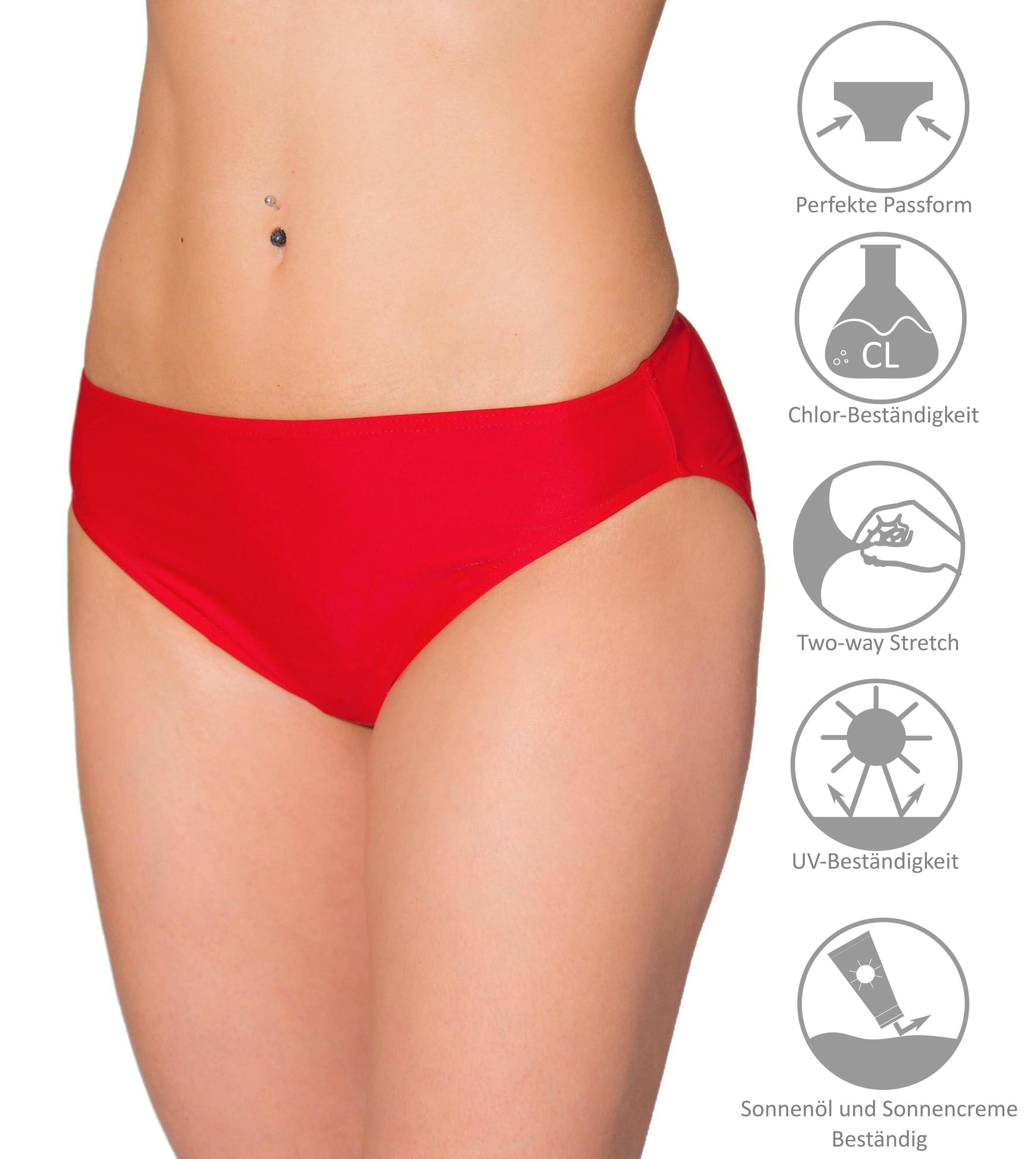 Aquarti Bikini-Hose Aquarti Damen Bikini Hose mit mittelhohem Bund – Bild 5 von 5