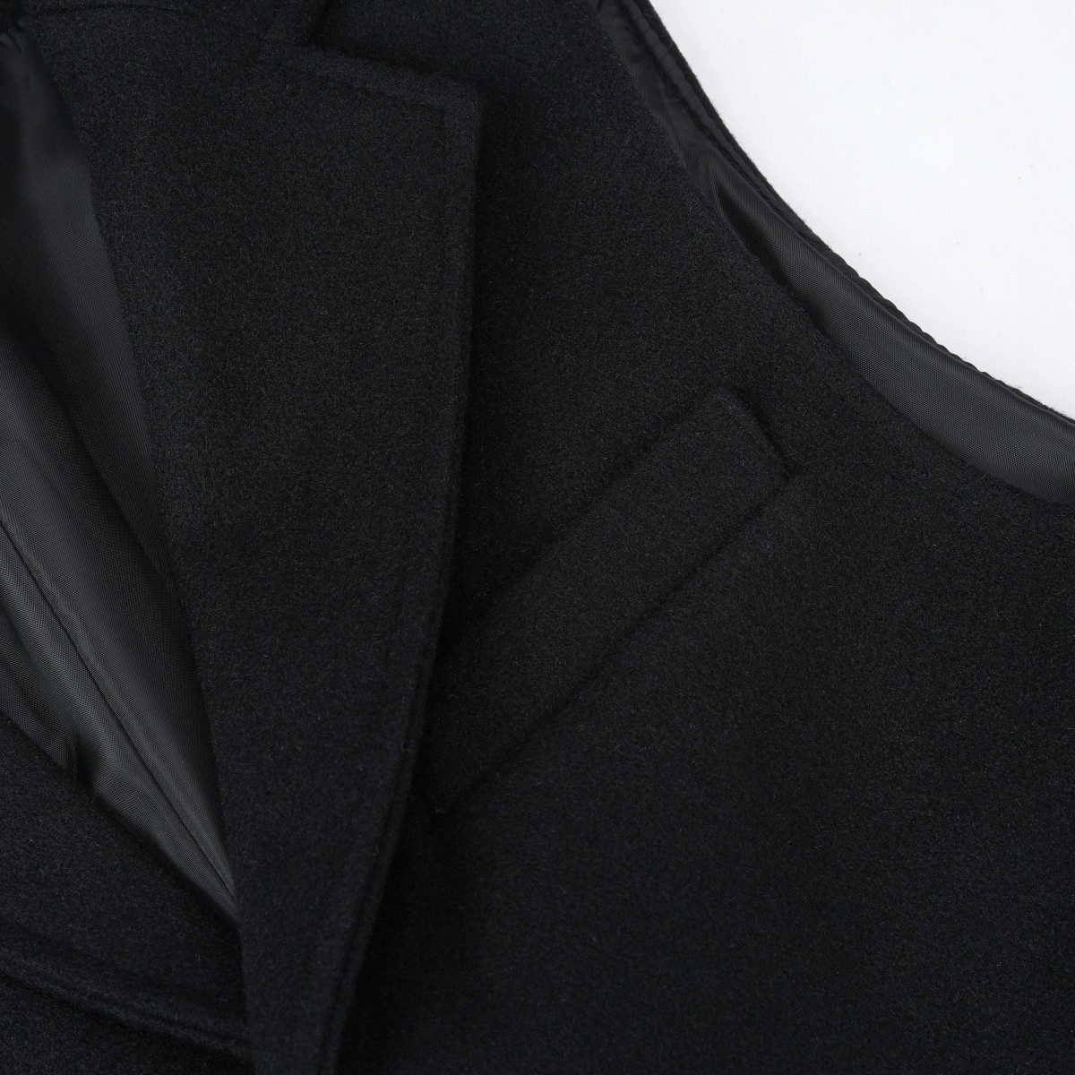 Allthemen Anzugweste Herren Weste mit Reverskragen Anzugweste aus Tweed – Bild 4 von 5