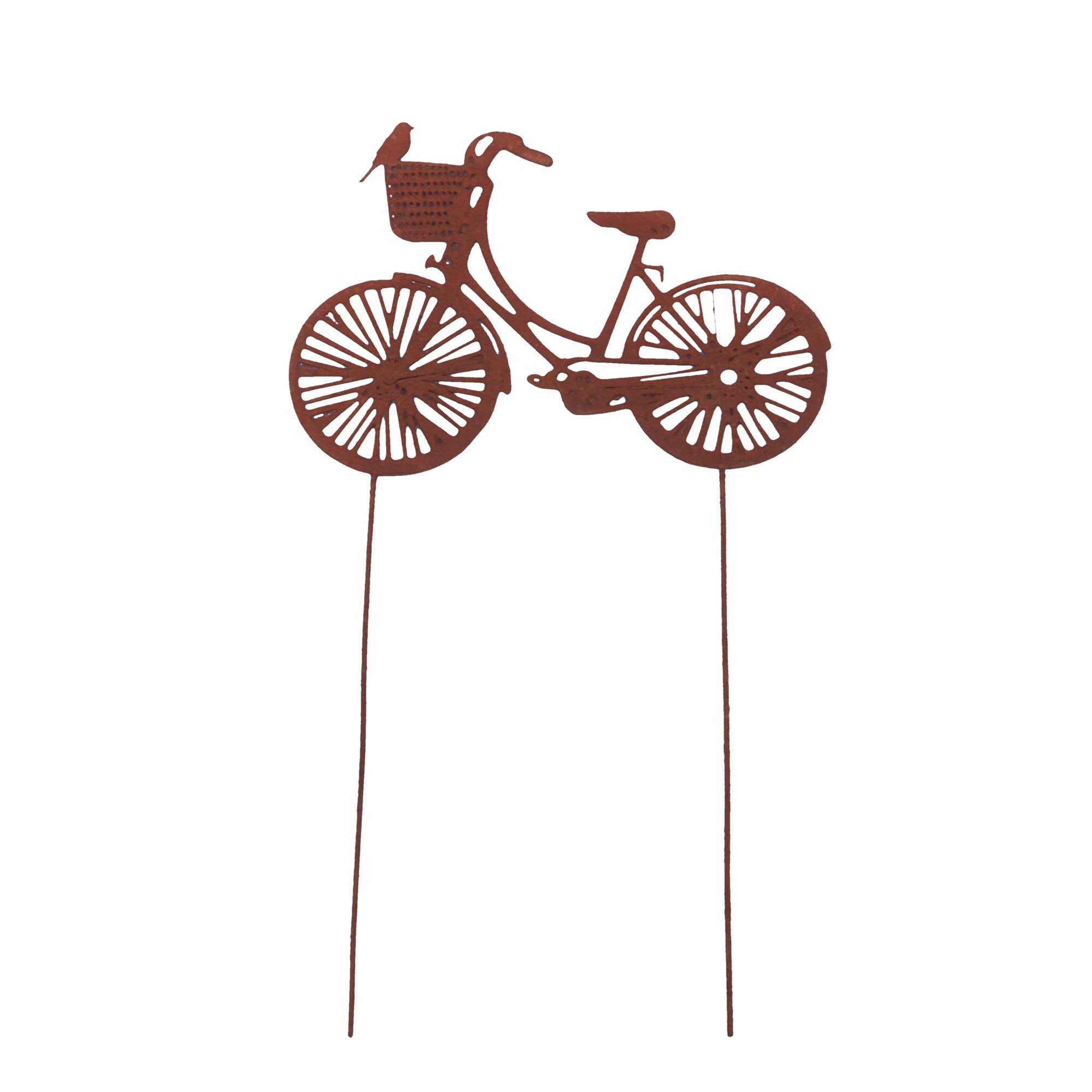UNUS GARDEN Gartenstecker Stecker Rost Fahrrad günstig online kaufen