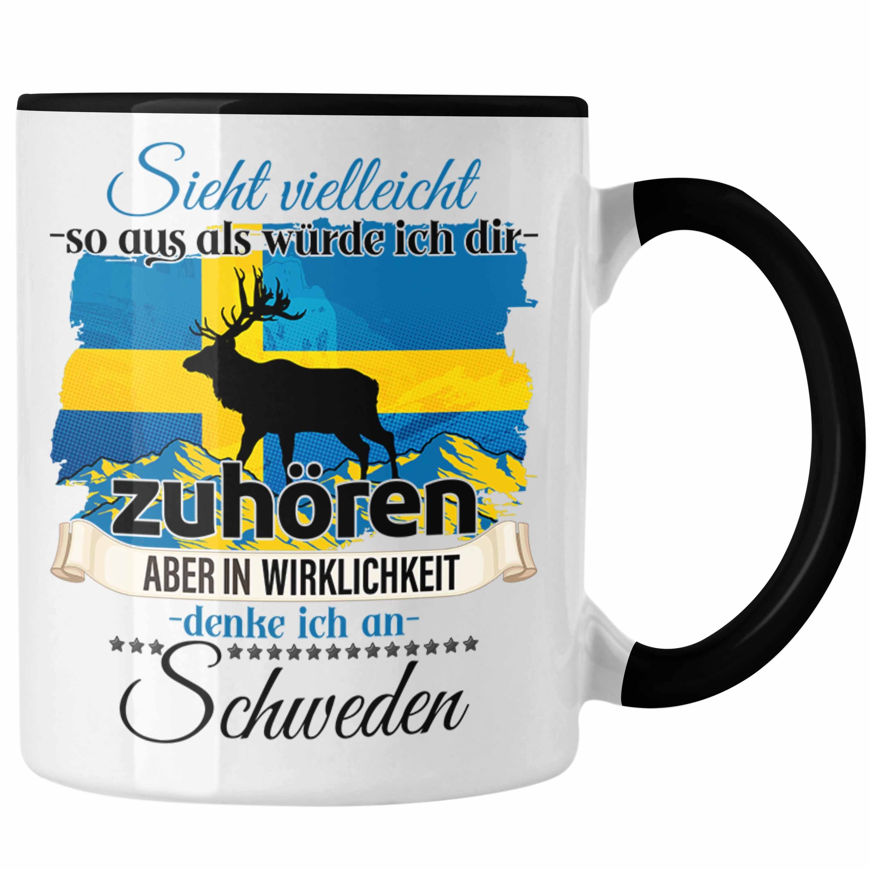 Trendation Tasse Trendation - Schweden Geschenk Tasse Schweden Liebhaber Geschenkidee L