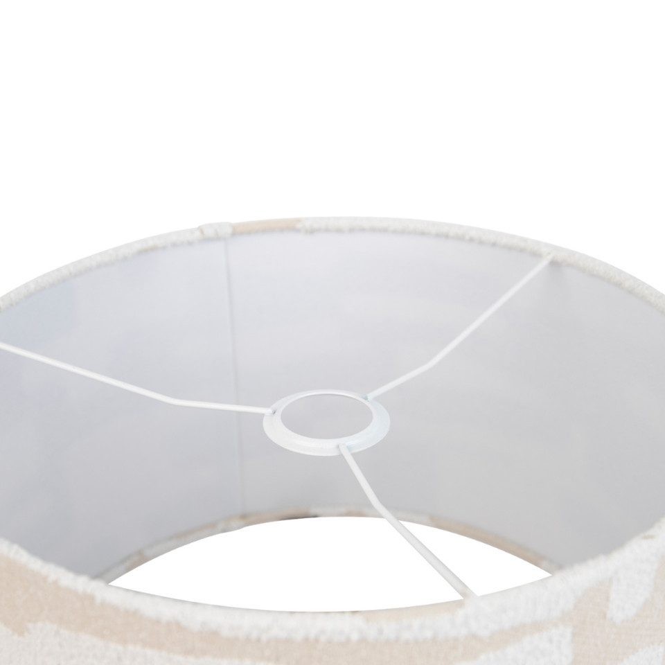 Qazqa Lampenschirm Cilinder white beige