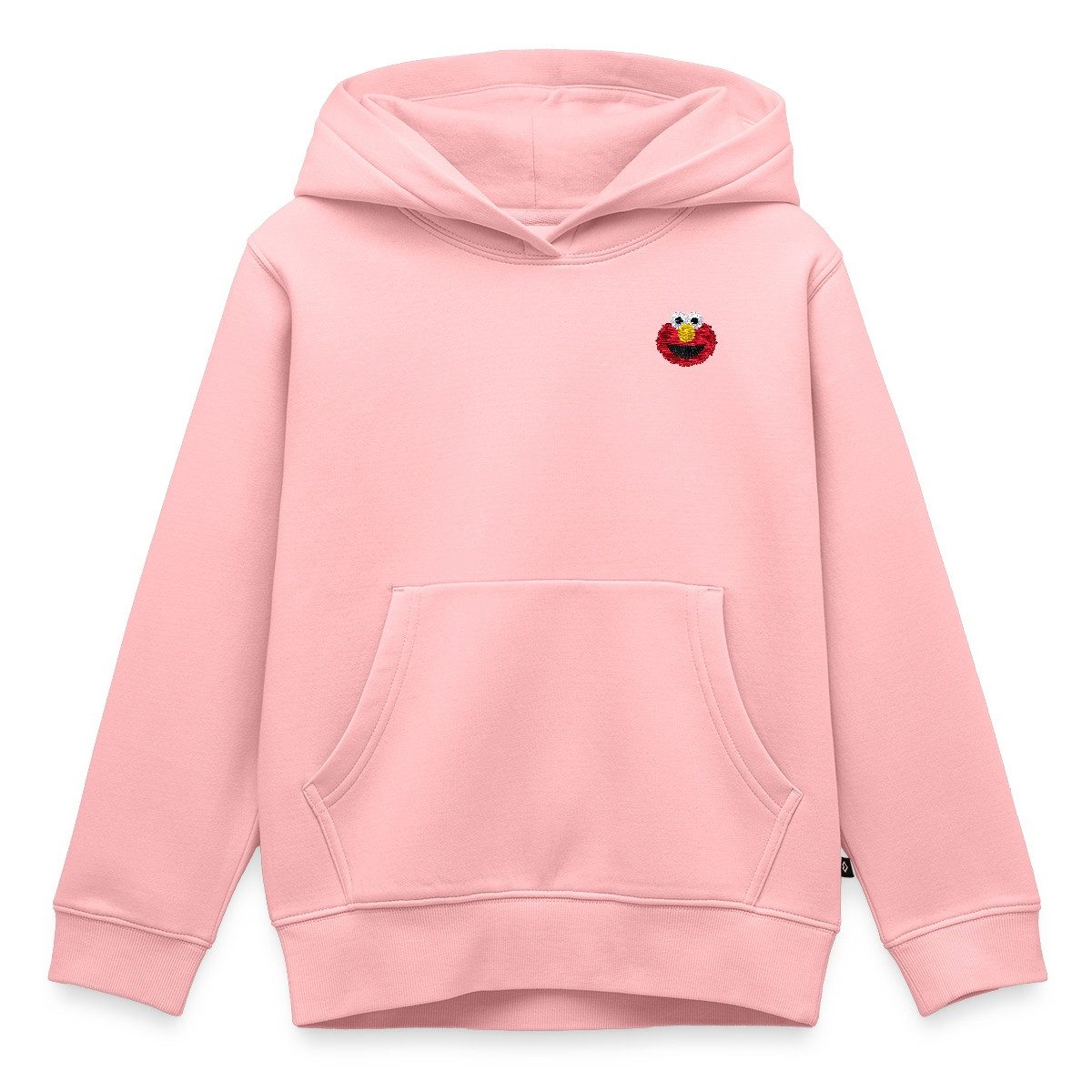 Hoodie Sesamstraße Elmo Gesicht Stick Kinder Premium Hoodie