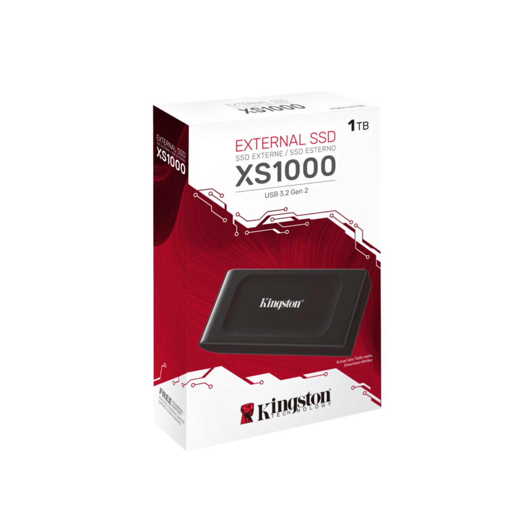 Kingston 1TB XS1000 External USB 3.2 Gen 2 Portable Solid State Drive externe SSD