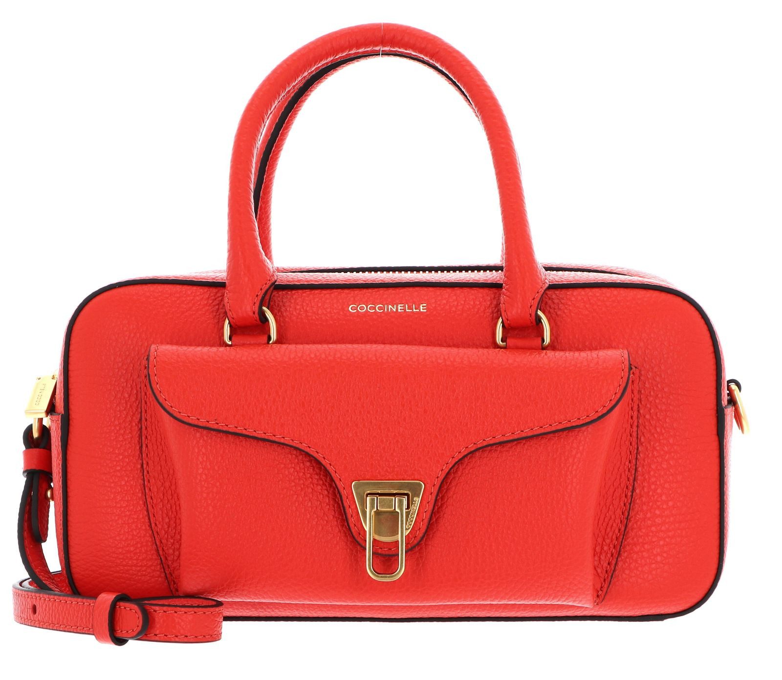 COCCINELLE Handtasche Handbag Grained Leather, aus echtem Leder