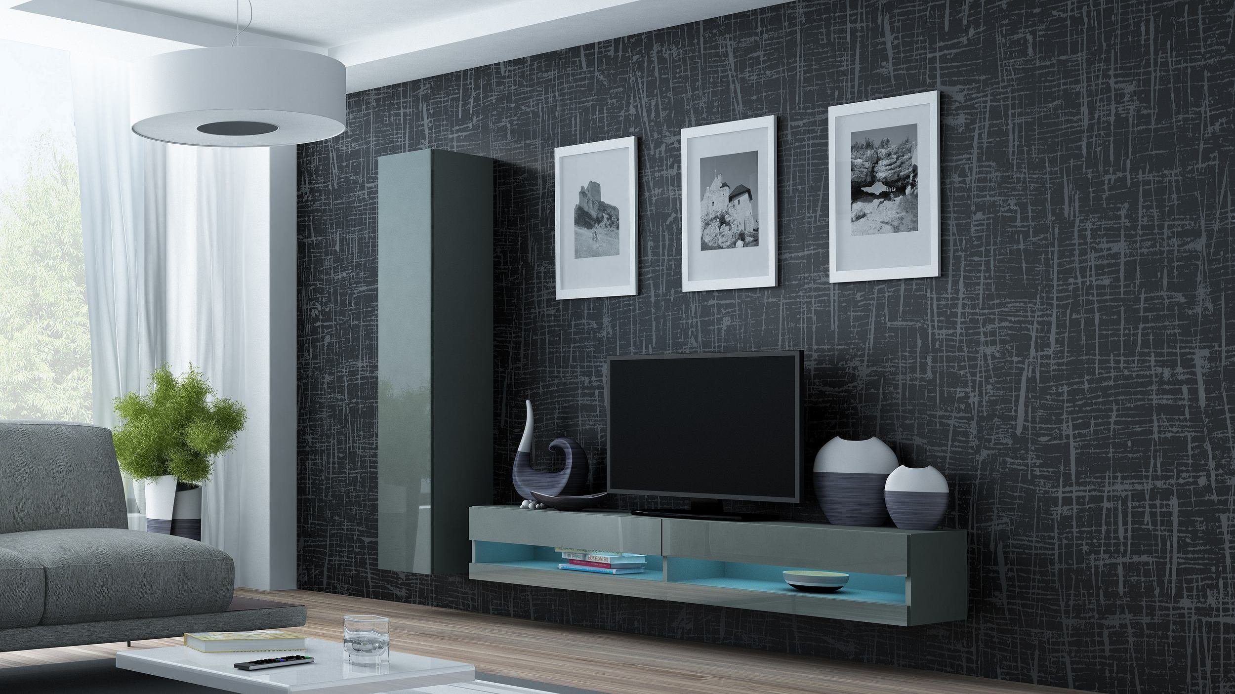 99rooms Wohnwand Vago New IX, (Set günstig online kaufen
