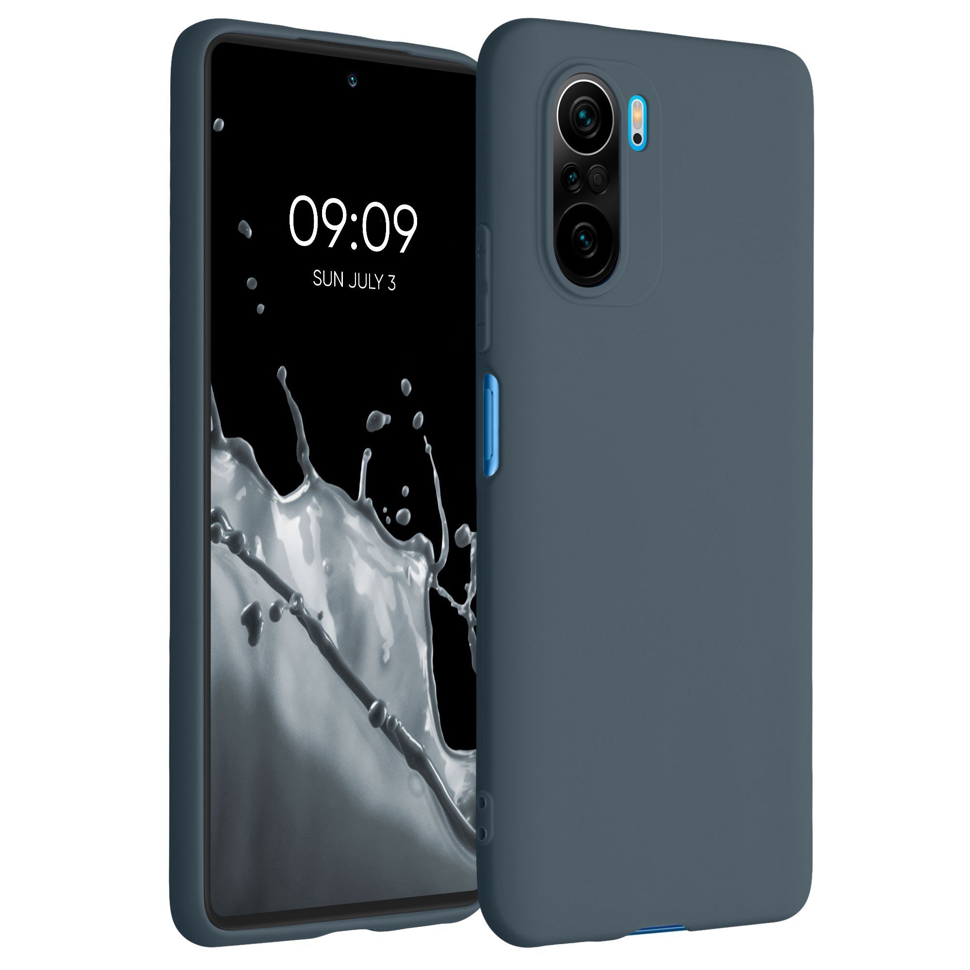 kwmobile Handyhülle Hülle für Xiaomi Poco F3, Hülle Silikon - Soft Handyhülle - Handy Case Cover