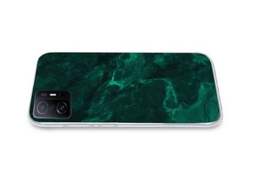 MuchoWow Handyhülle Marmor - Limone - Grün - Strukturiert - Marmoroptik, Phone Case, Handyhülle Xiaomi 11T Pro, Silikon, Schutzhülle
