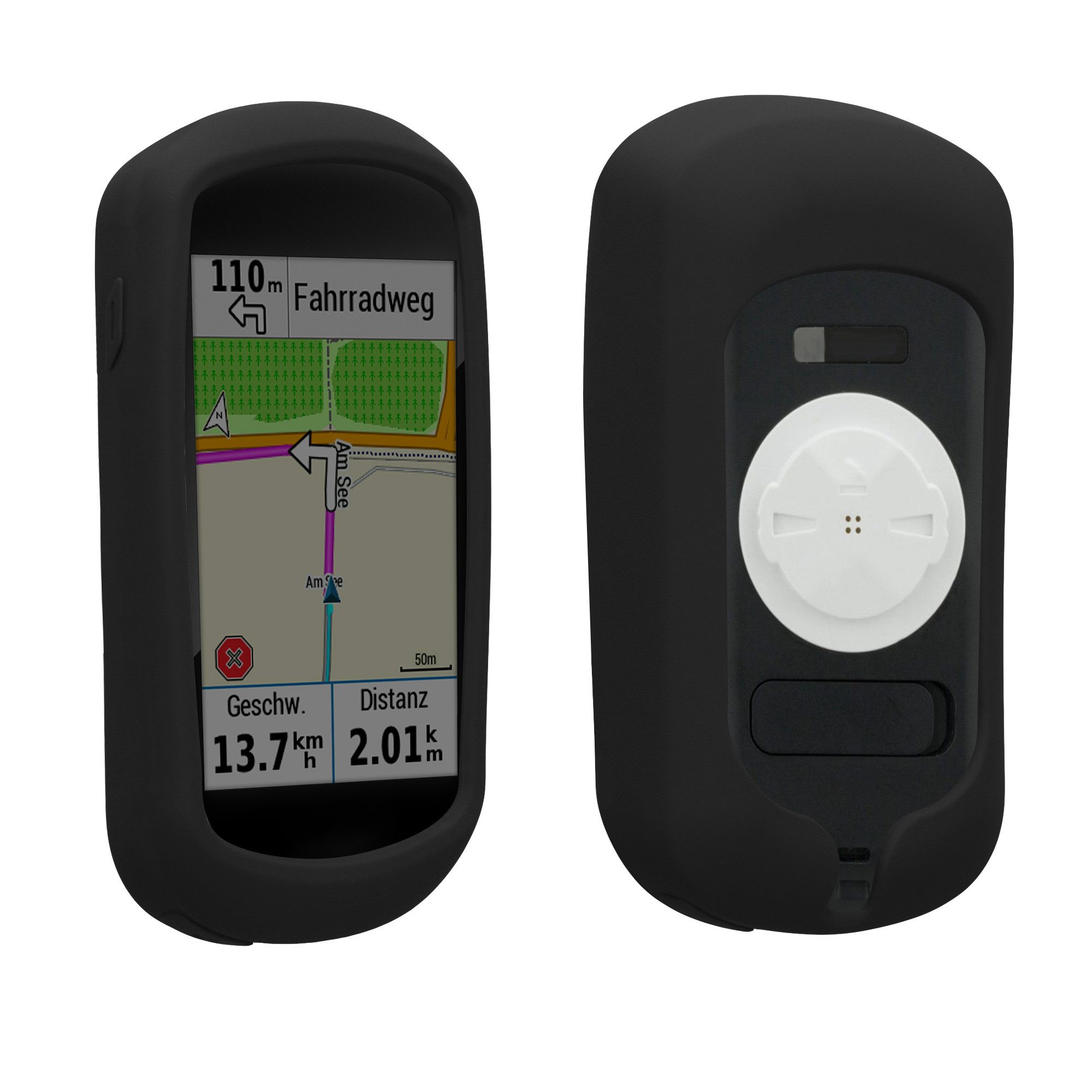 kwmobile Smartphone-Hülle Hülle für Garmin Edge Explore, Silikon GPS Fahrrad Case Schutzhülle