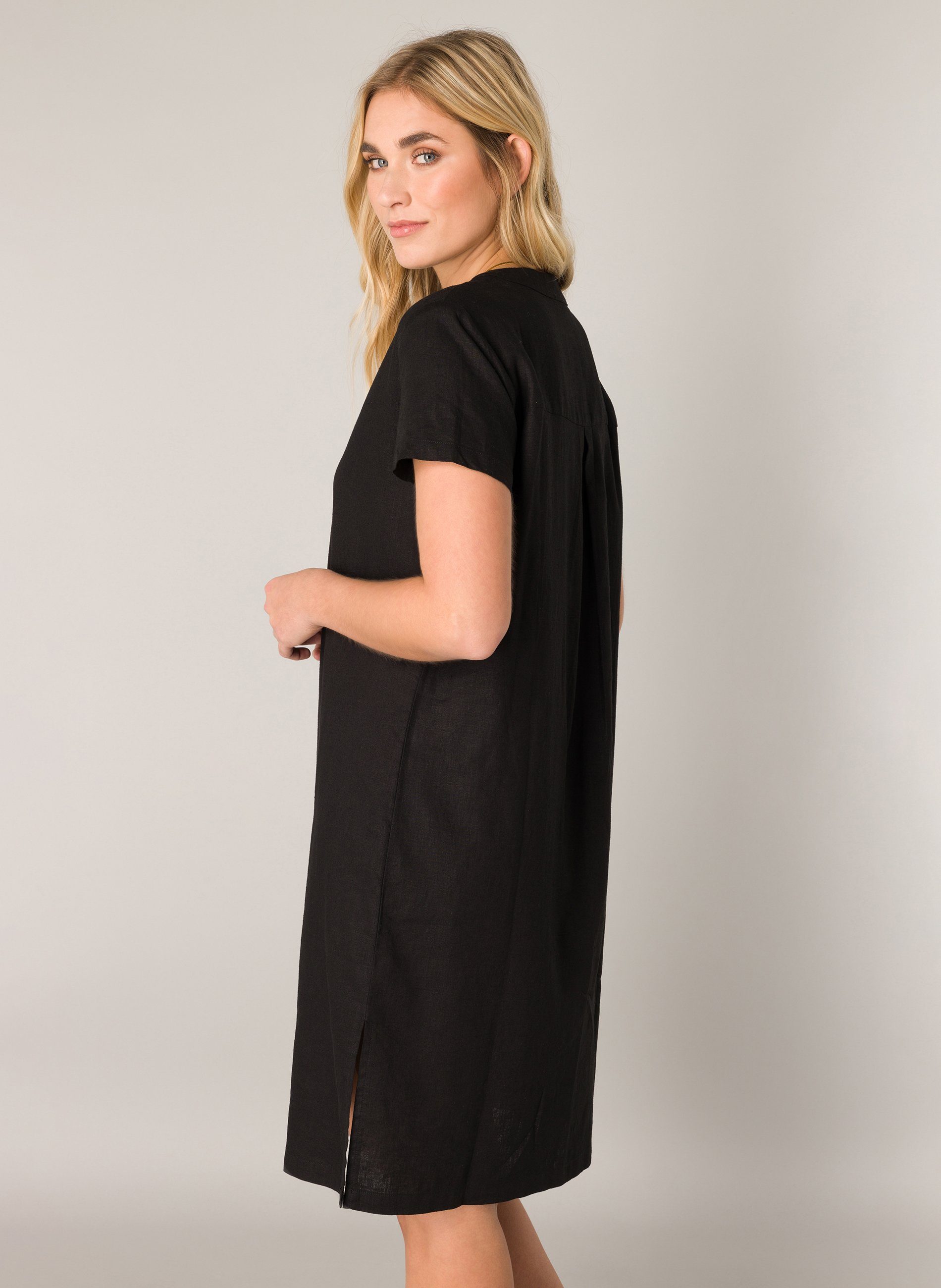 Base Level Tunikakleid Yacin Sommerkleid mit Leinen günstig online kaufen