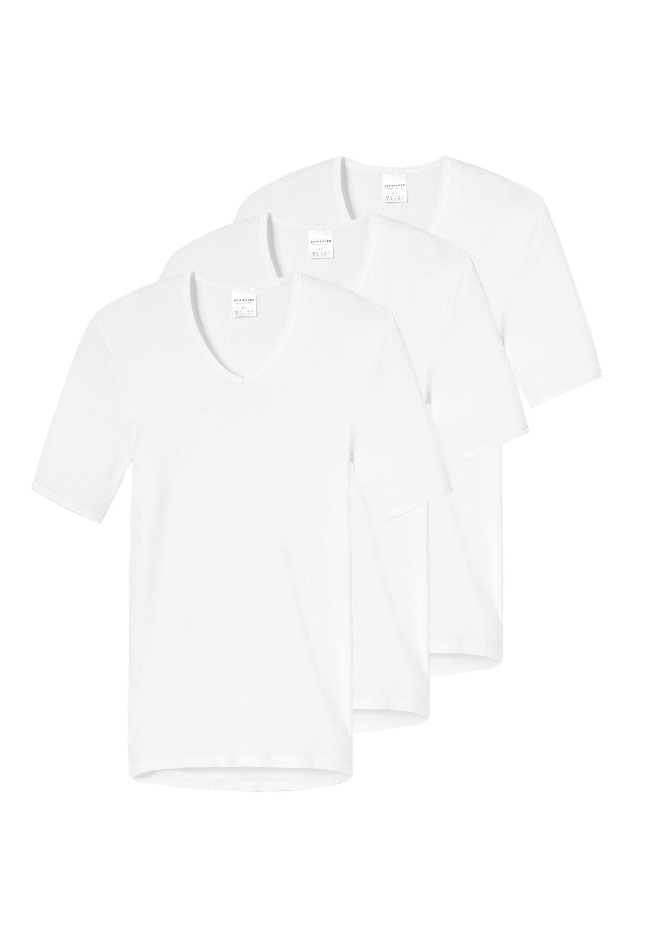 Unterhemd 3er Pack Original Classics Feinripp