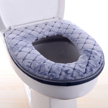 Lubgitsr WC-Sitz Verdicken Toilettensitzabdeckung Kissen Pads, WC-Sitzbezug, weiche (1-St)