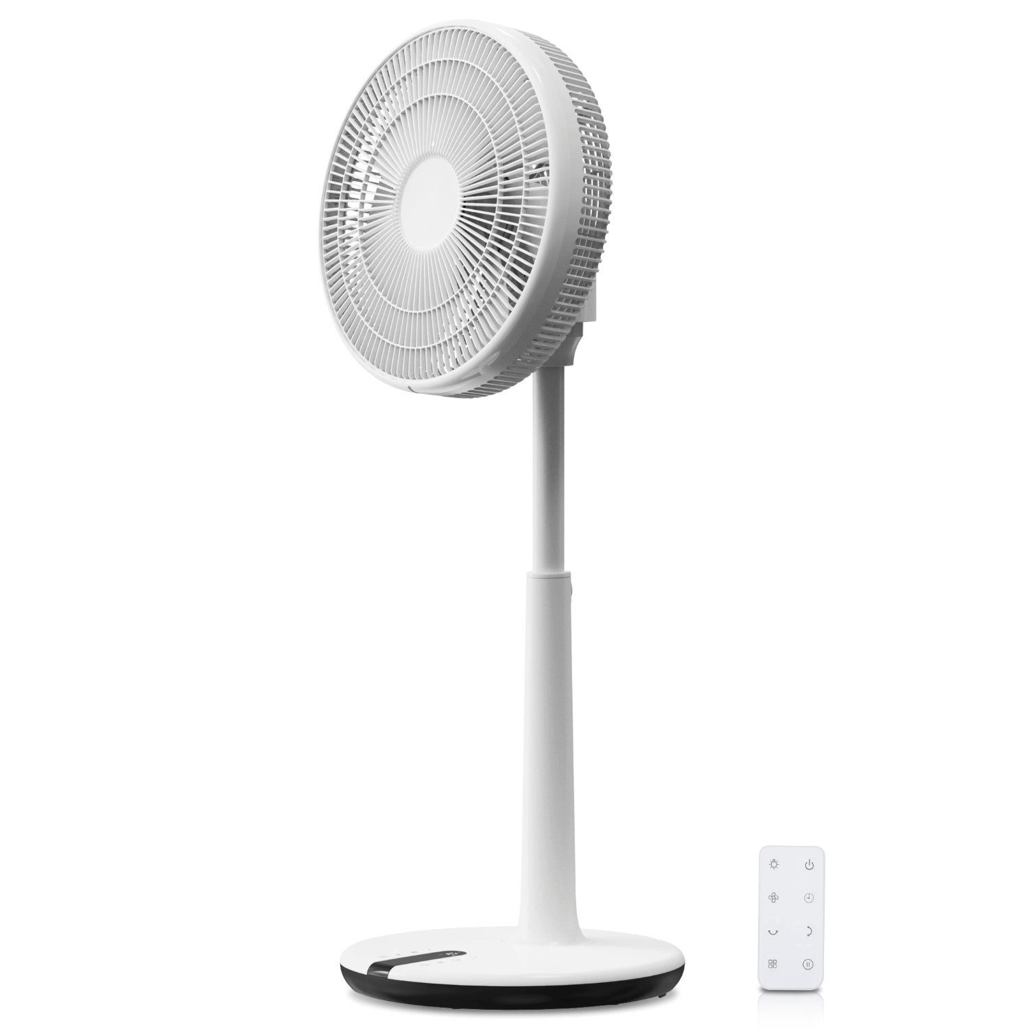 Bodenventilator 3D Ventilator, extra leiser DC Standventilator mit Fernbedienung, 12 …