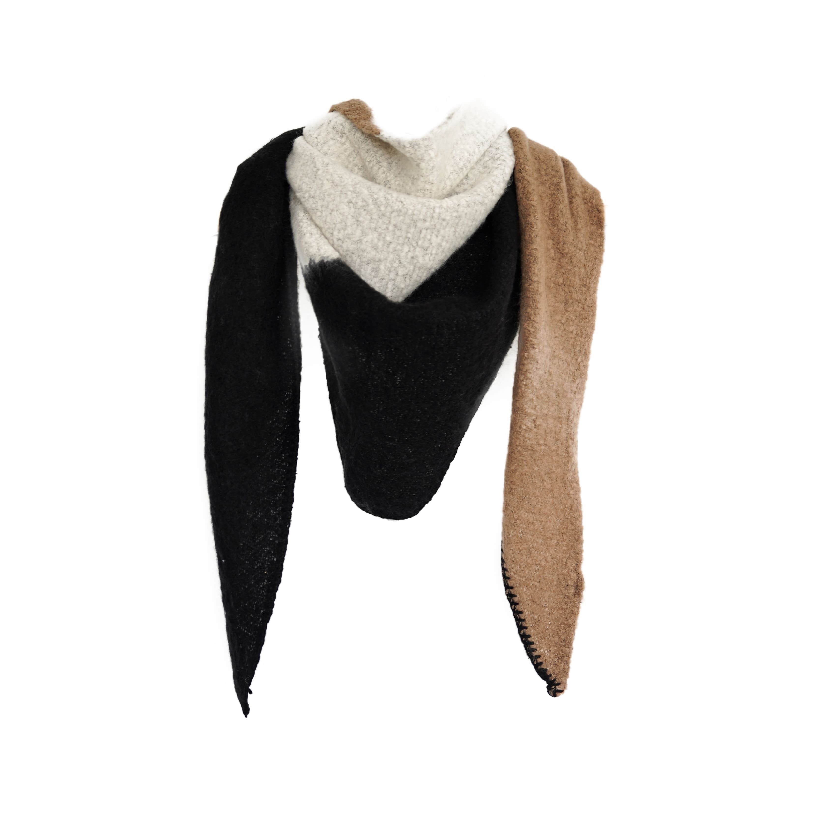 Modeschal Dreiecksschal für Damen, XXL Schal 220x100 cm, komfortabel & langlebig