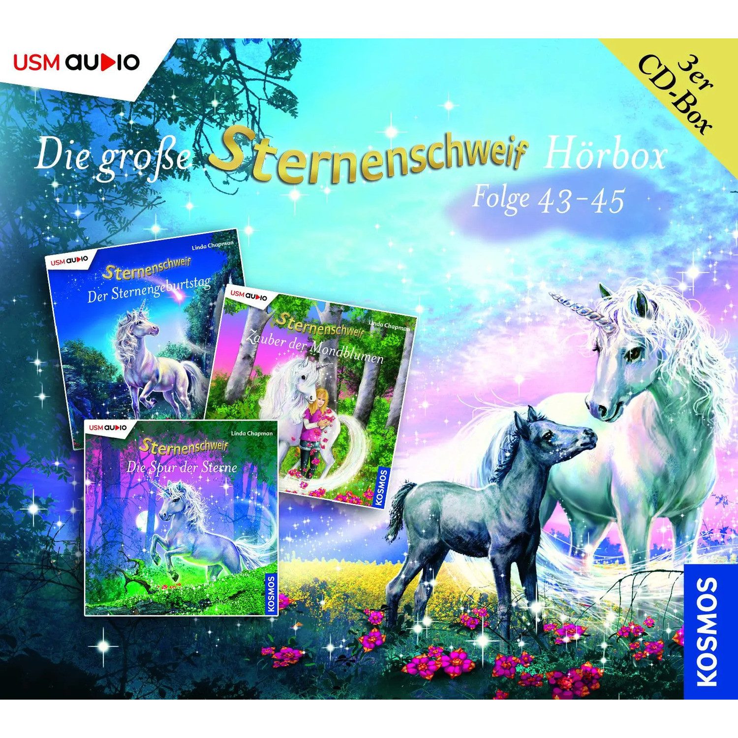 United Soft Media Hörspiel Die große Sternenschweif Hörbox Folgen 43-45 (3 Audio CDs)