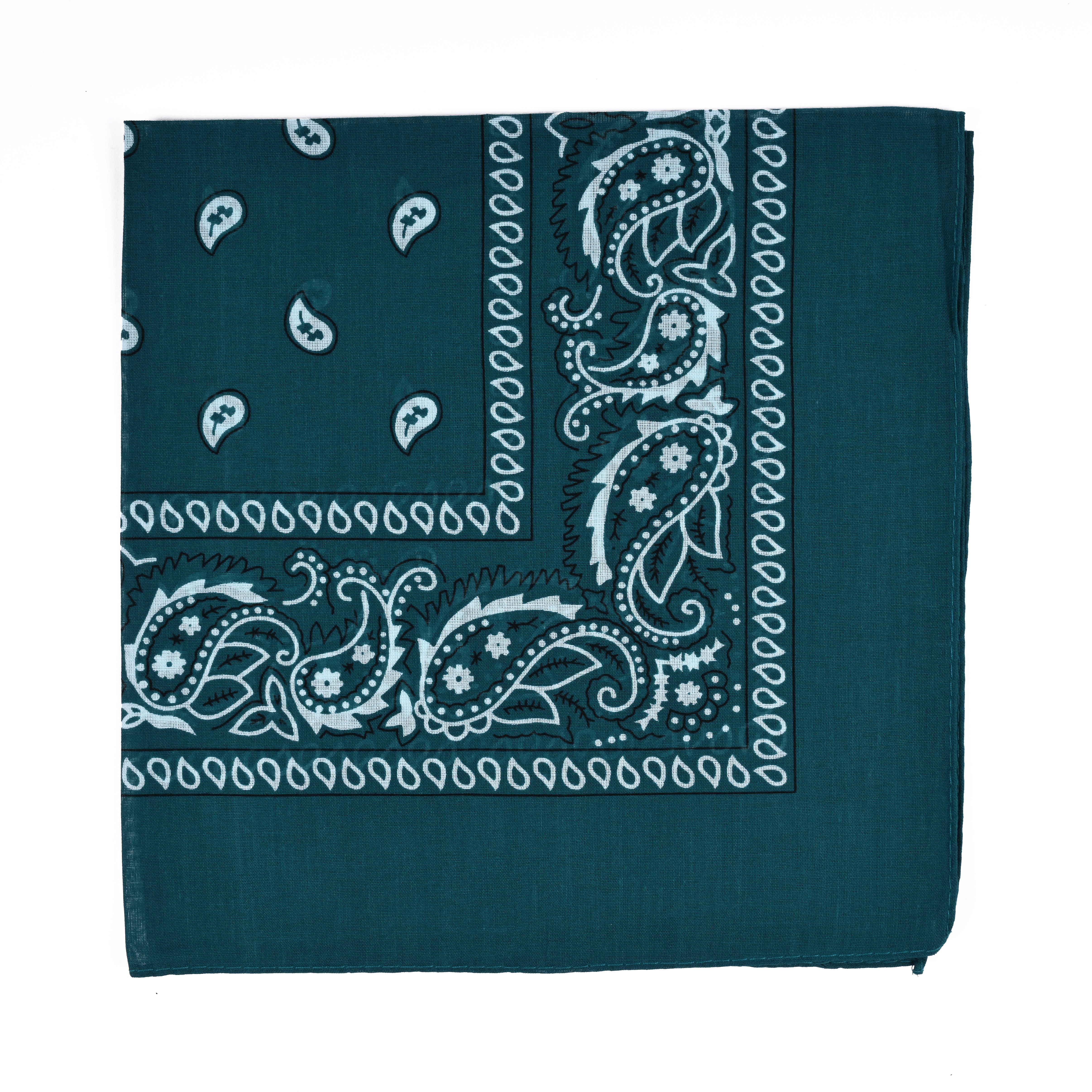 Modescout Stadler Bandana Bandana Paisley (3er Pack) 55x55 cm – Baumwolle Kopftuch Halstuch, (Spar-Set, 3er Set), Weich, atmungsaktiv und hautfreundlich