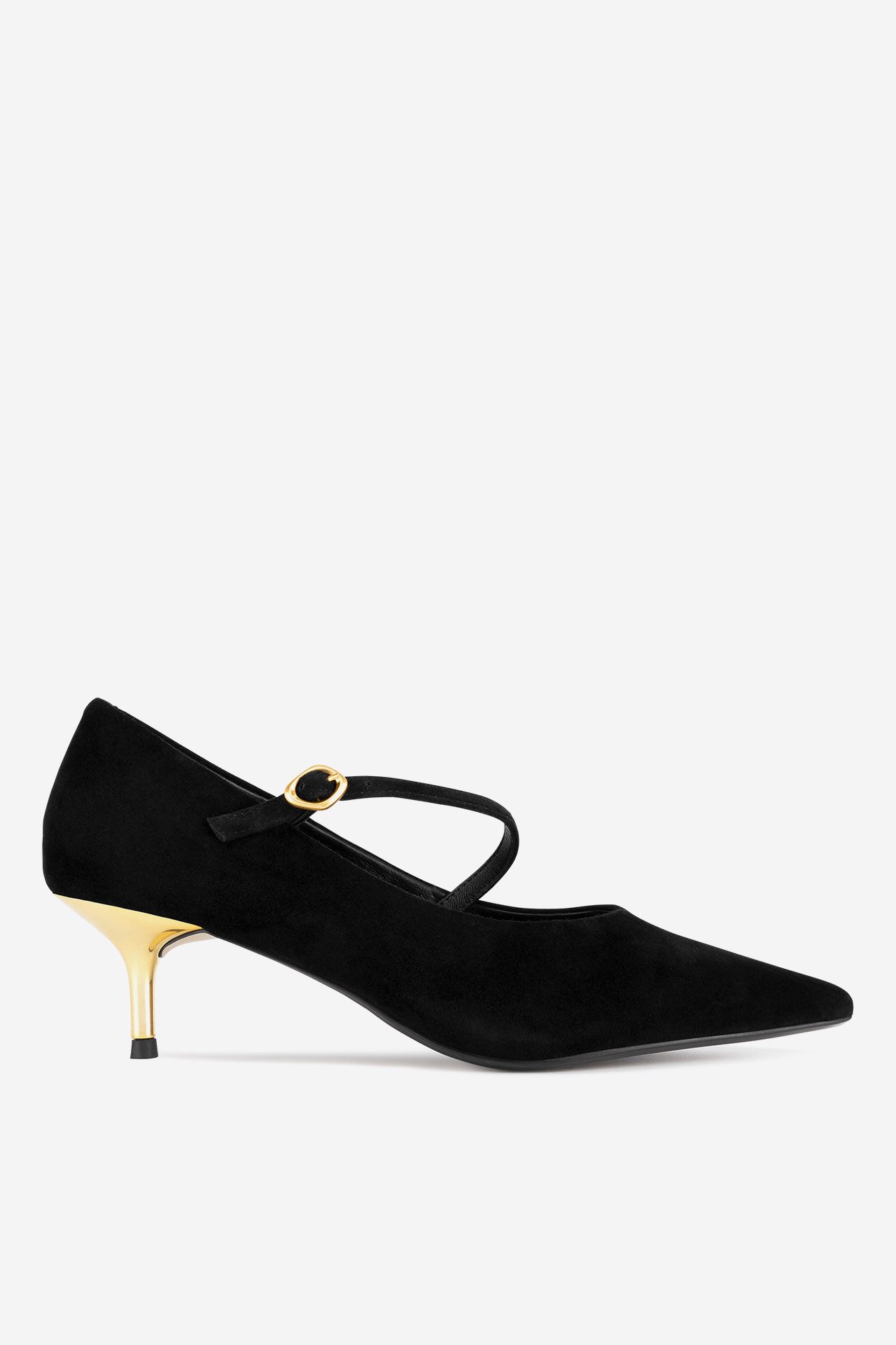 GINO ROSSI Gino Rossi LILIAN – Elegante Damen-Pumps aus Veloursleder in Schwarz Pumps elegant